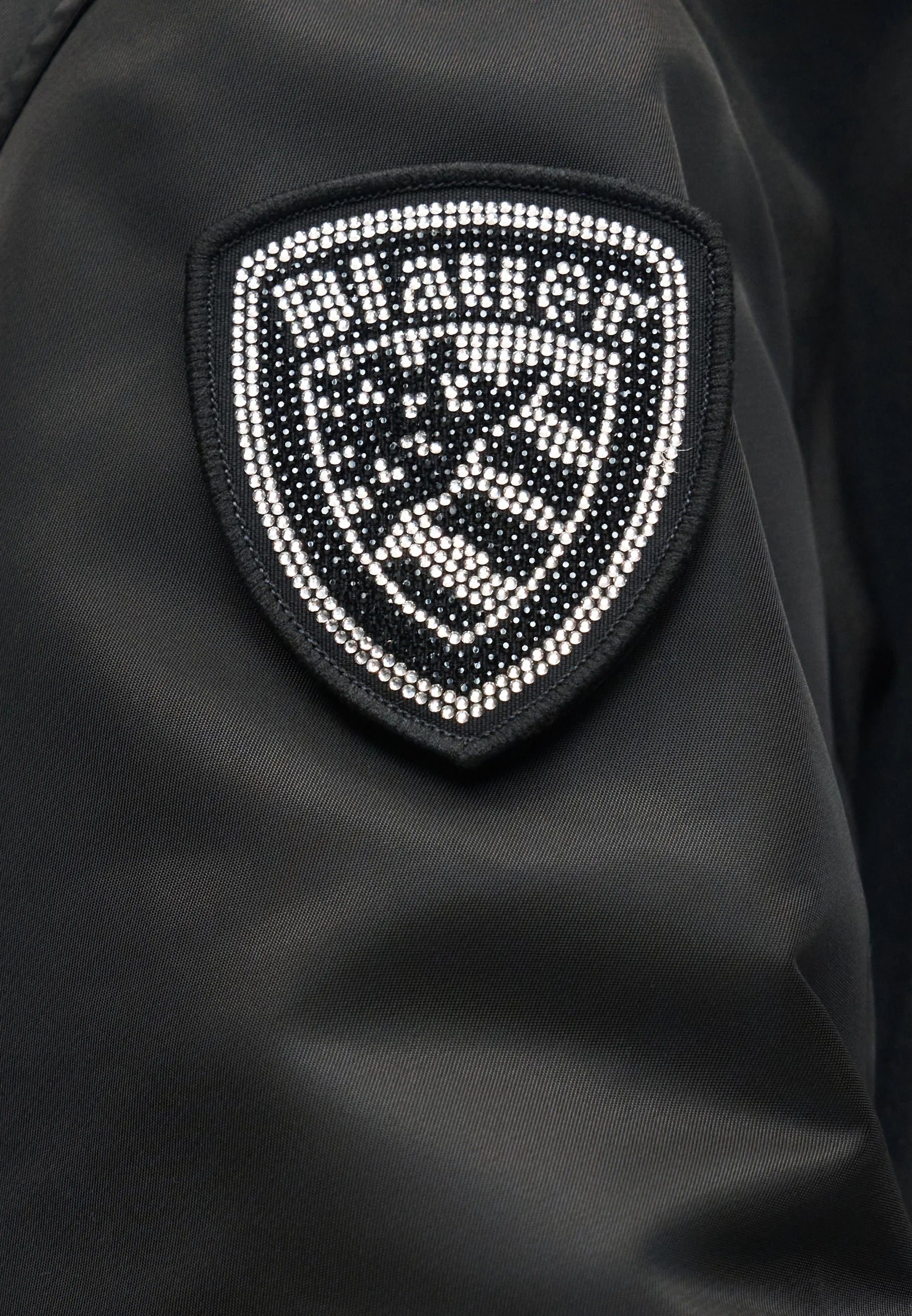 Blauer Bomber in Nylon e Neoprene Laurie Donna Nero