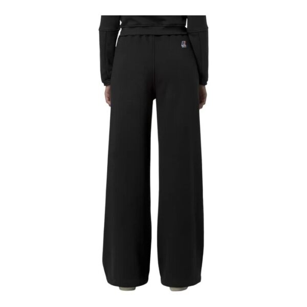 K-Way Pantalone in Misto Cotone Loyre Brushed Donna Black Pure