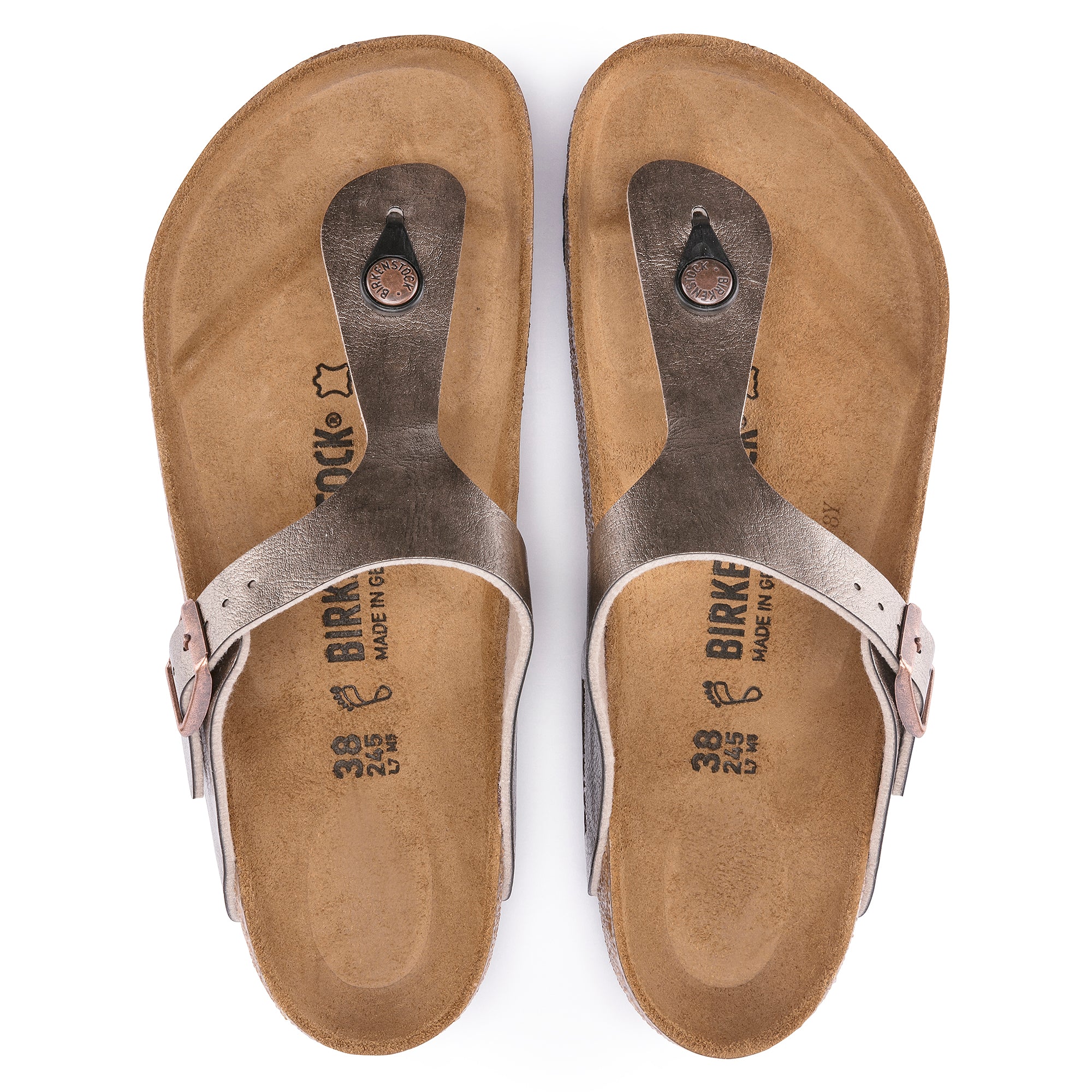 Birkenstock Sandalo Infradito Gizeh BS Donna Graceful Taupe