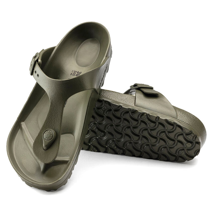 Birkenstock Infradito in Eva Gizeh Unisex Khaki