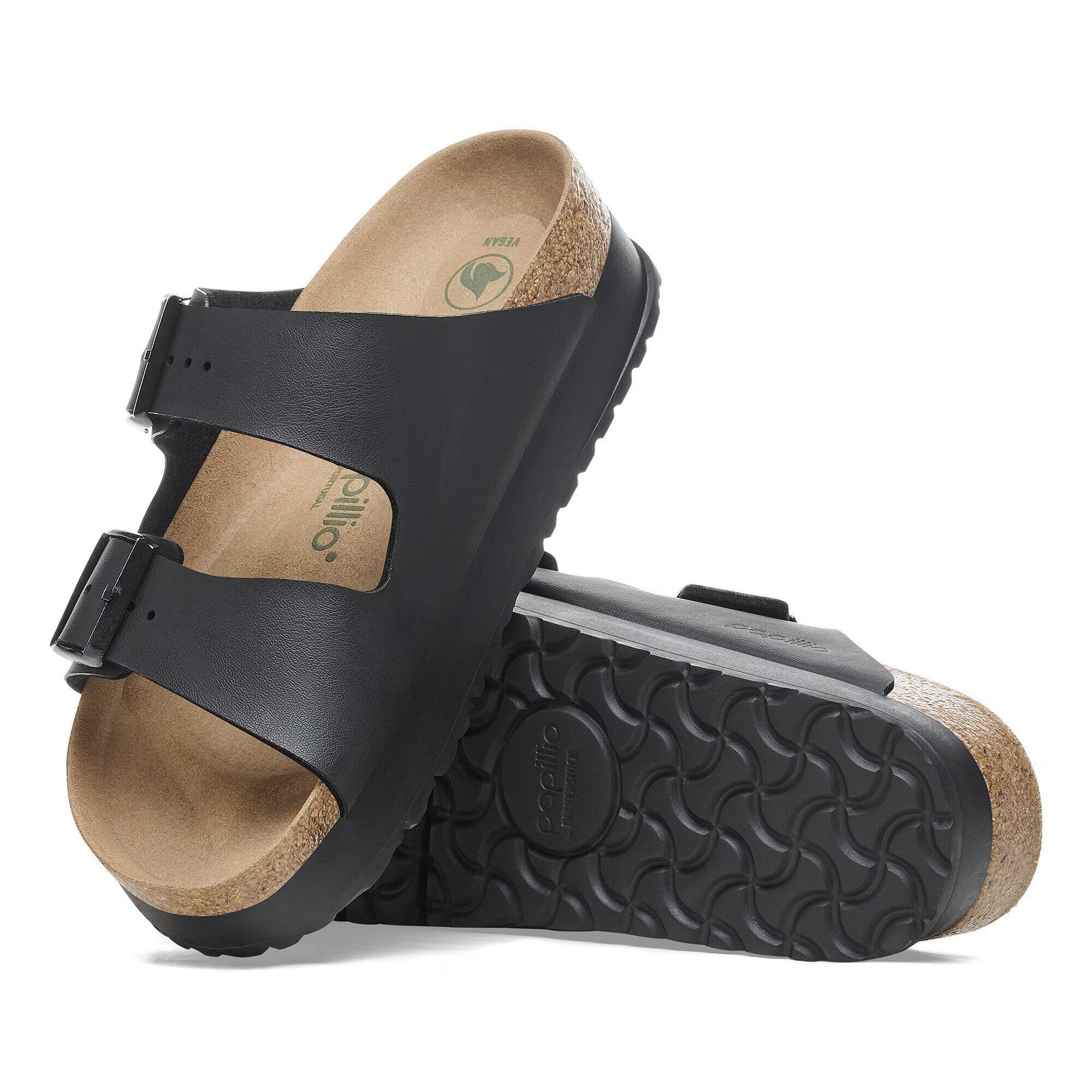 Birkenstock Sandalo Papillio Arizona Pap Flex Platform Donna Nero