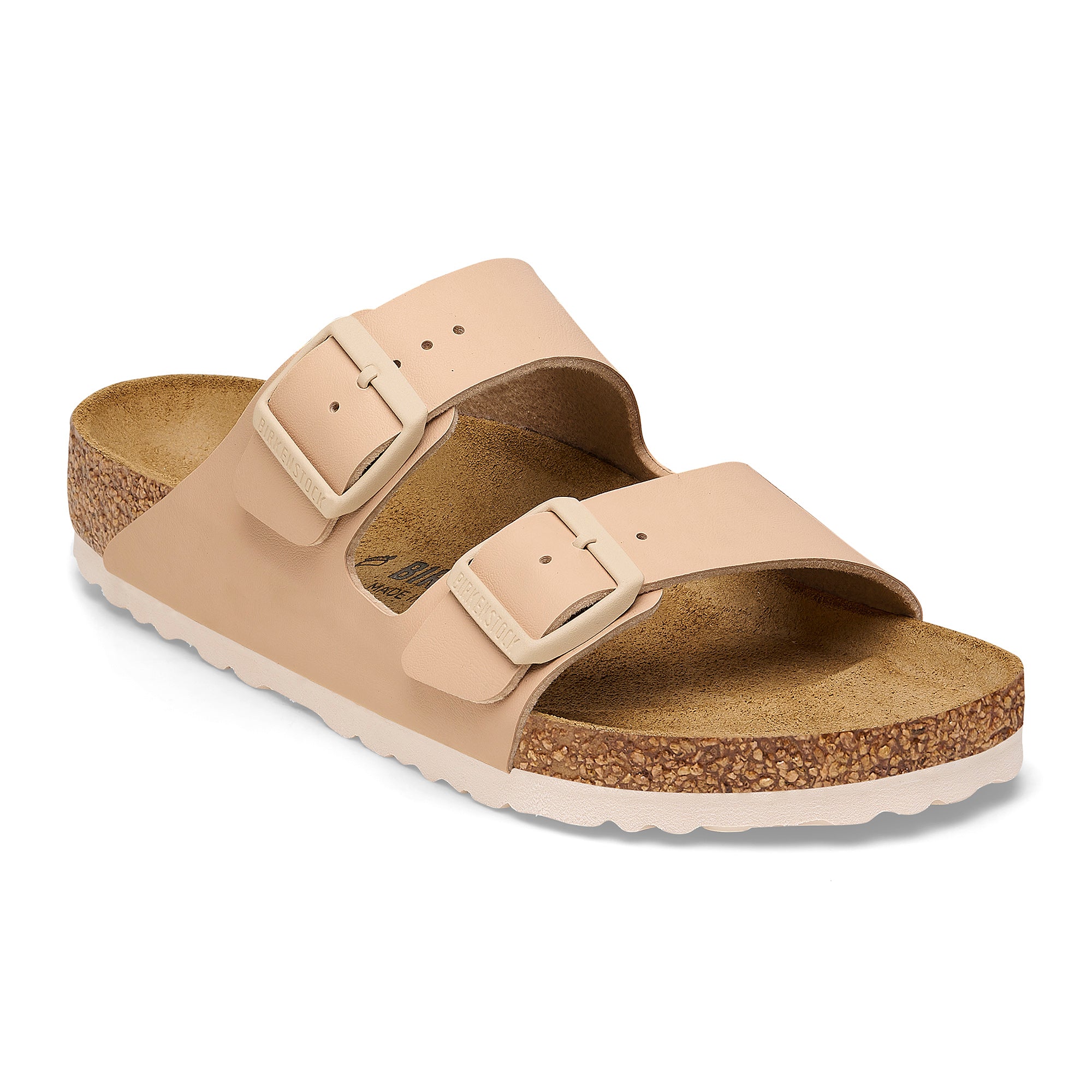 Birkenstock Sandalo in Birko-Flor Arizona Donna New Beige