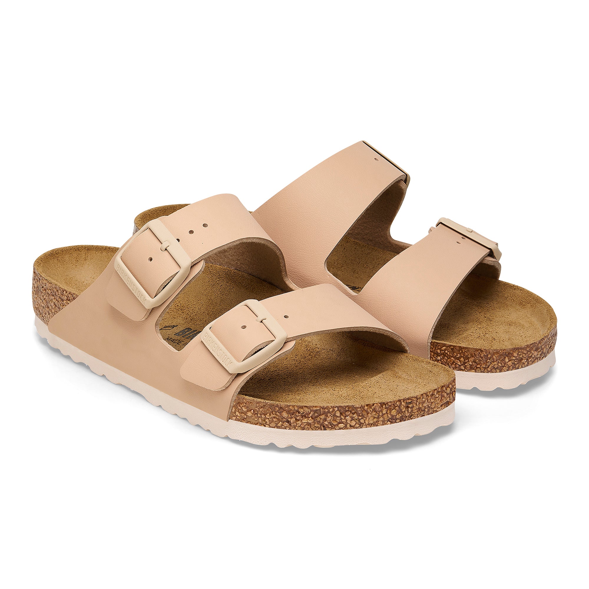 Birkenstock Sandalo in Birko-Flor Arizona Donna New Beige