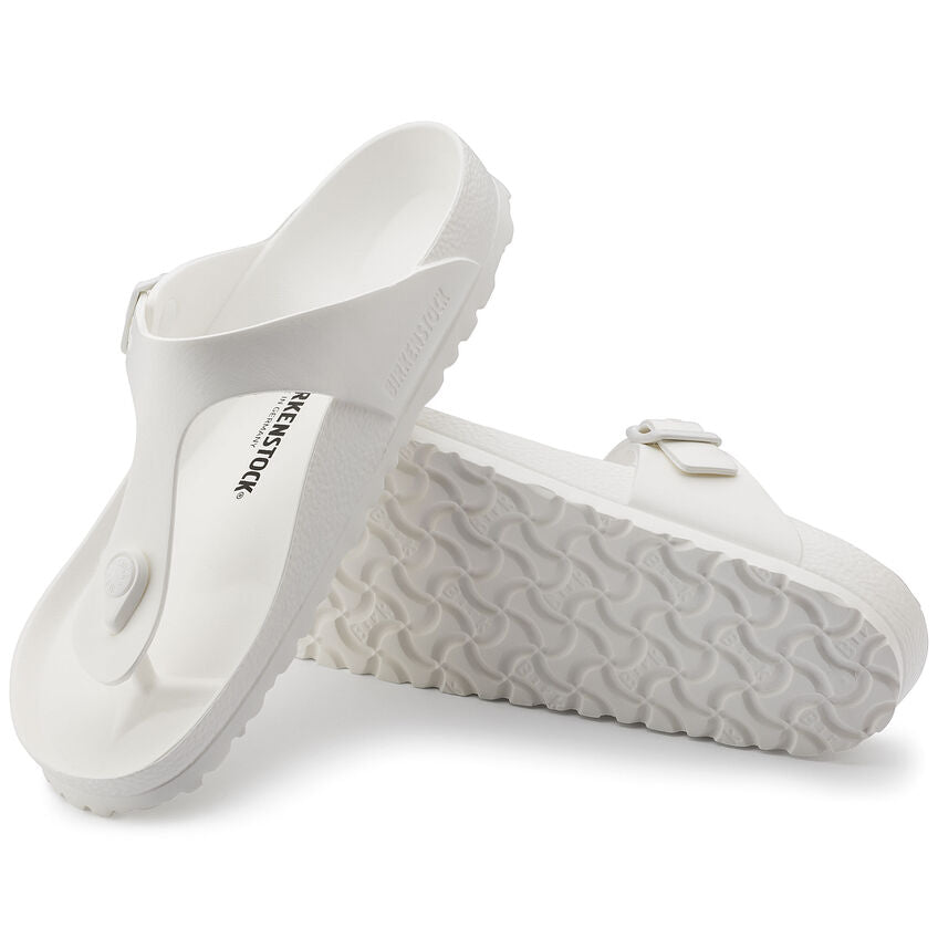 Birkenstock Infradito in Eva Gizeh Unisex Bianco