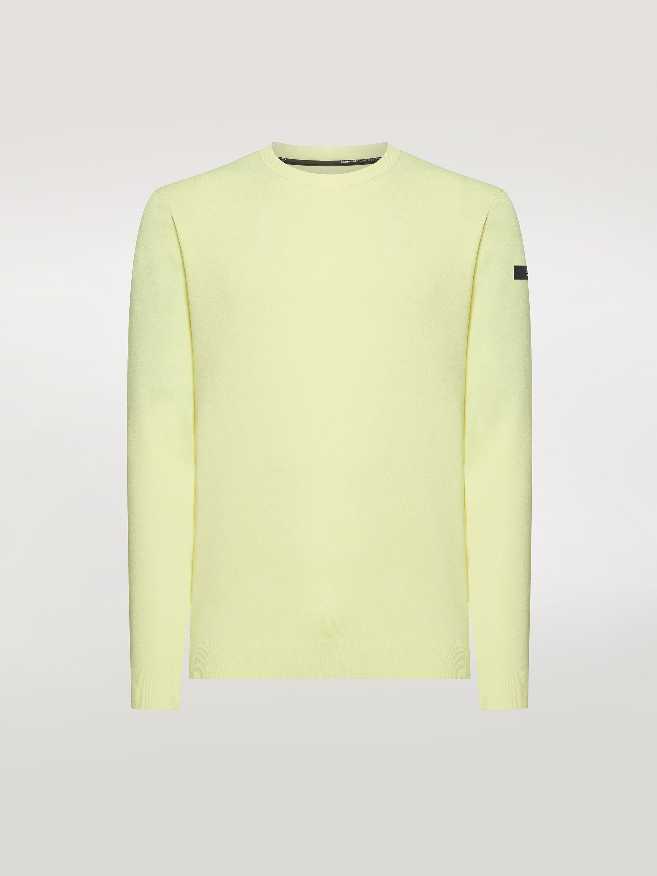 RRD Maglia Girocollo in Viscosa Uomo Giallo