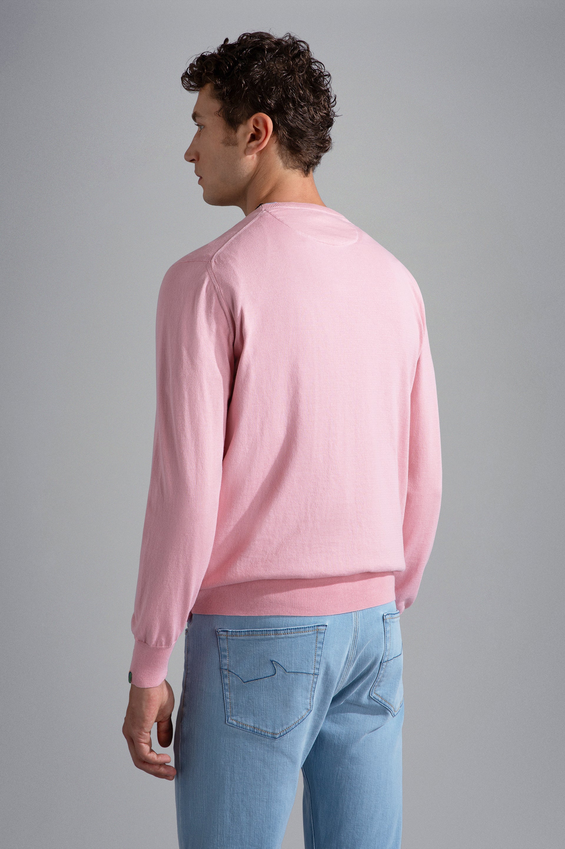 Paul & Shark Maglia in Cotone Girocollo Uomo Rosa