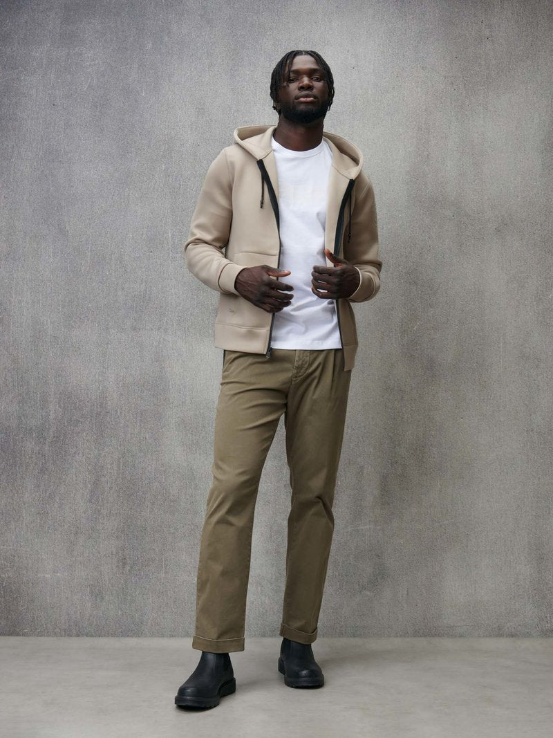 Blauer Felpa in Neoprene Uomo Colby Bianco