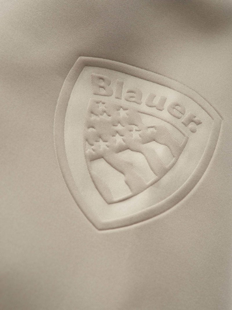 Blauer Felpa in Neoprene Uomo Colby Bianco