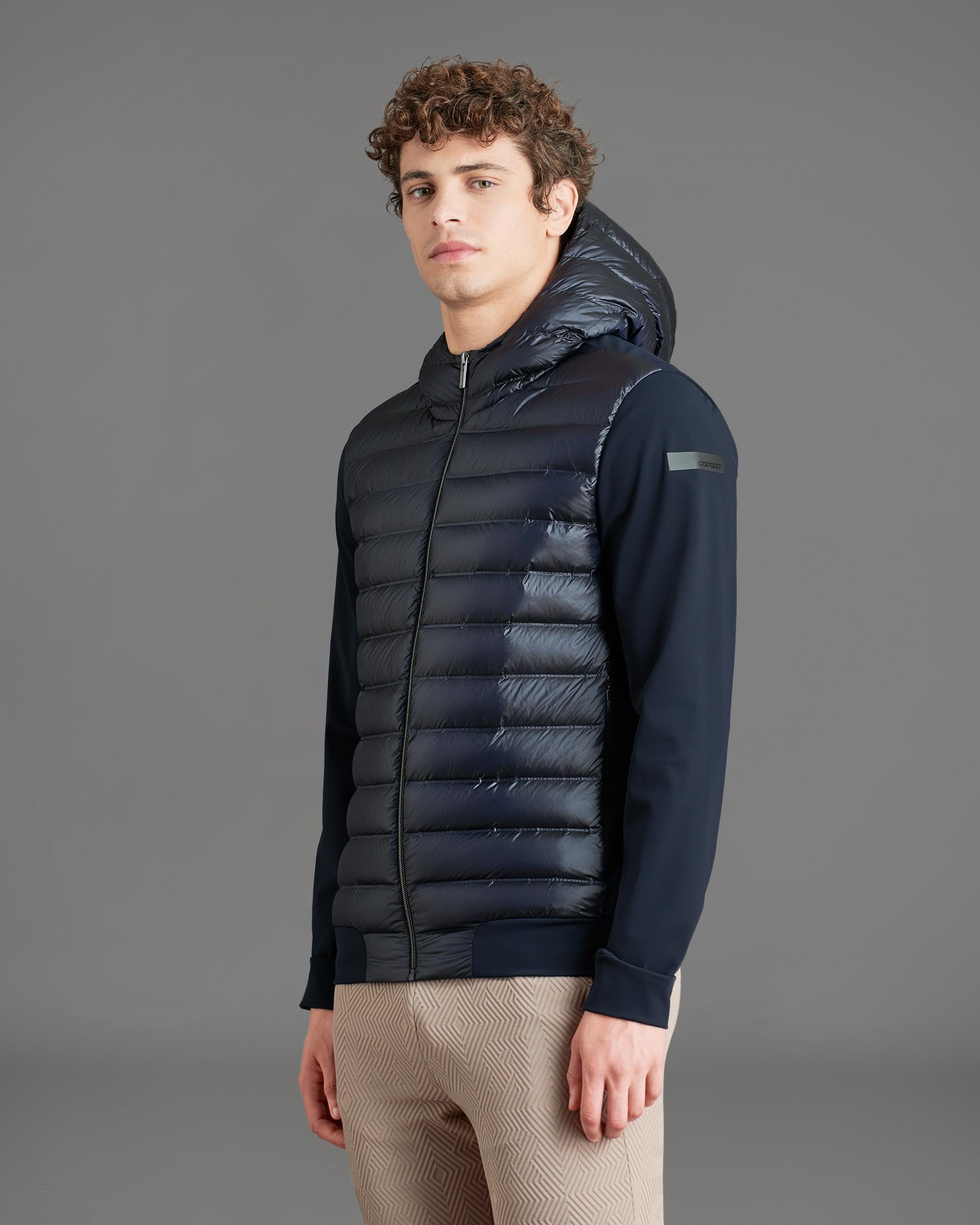 RRD Piumino Winter Duck Hood Zip Soft Jkt Uomo Verde