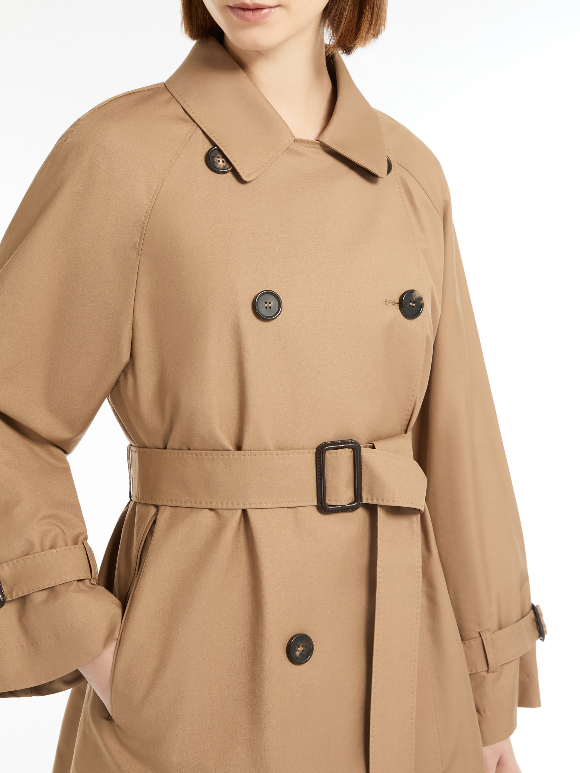 Max Mara Trench in Cotone Antigoccia Donna CTrench Cammello