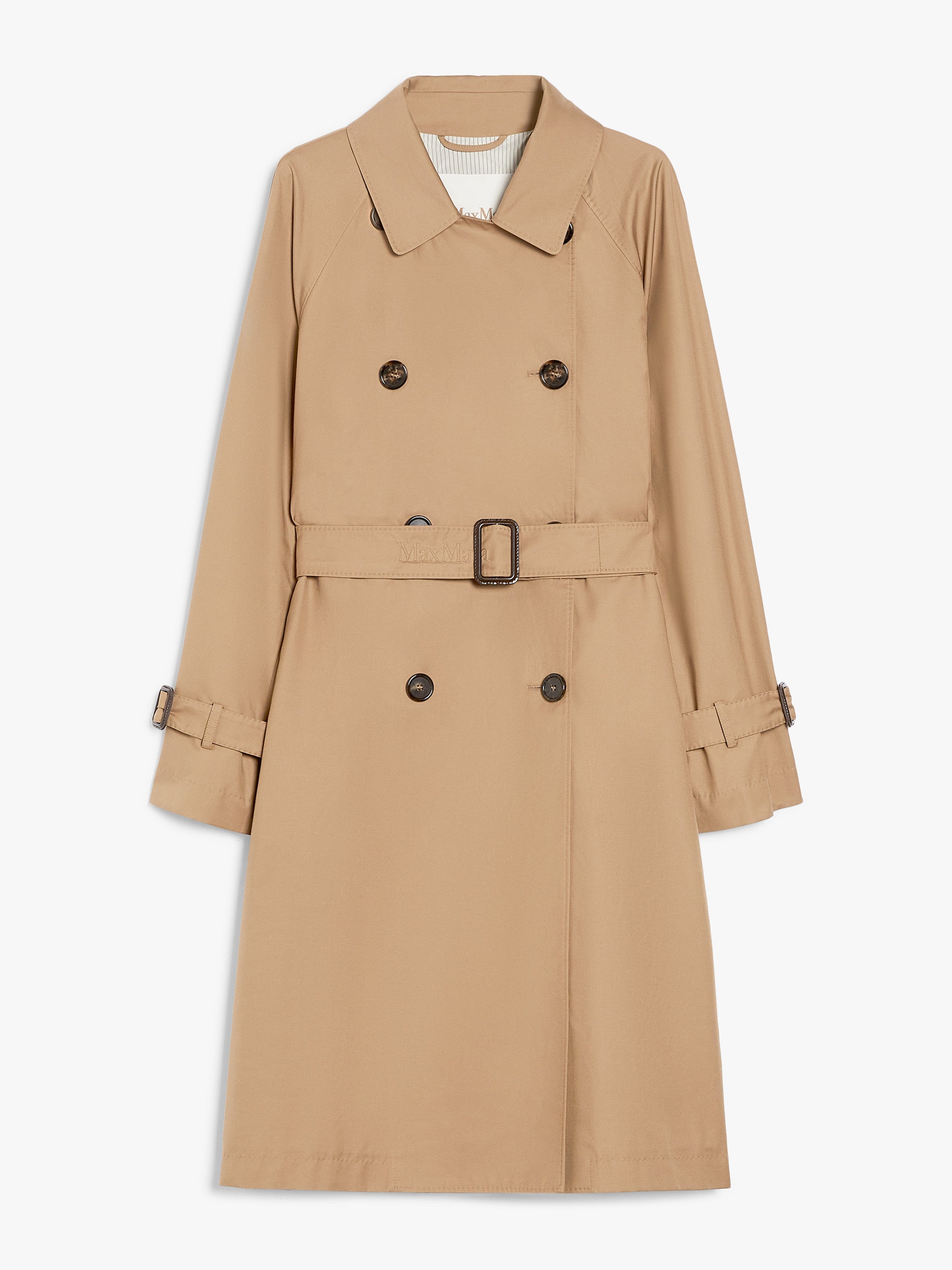 Max Mara Trench in Cotone Antigoccia Donna CTrench Cammello