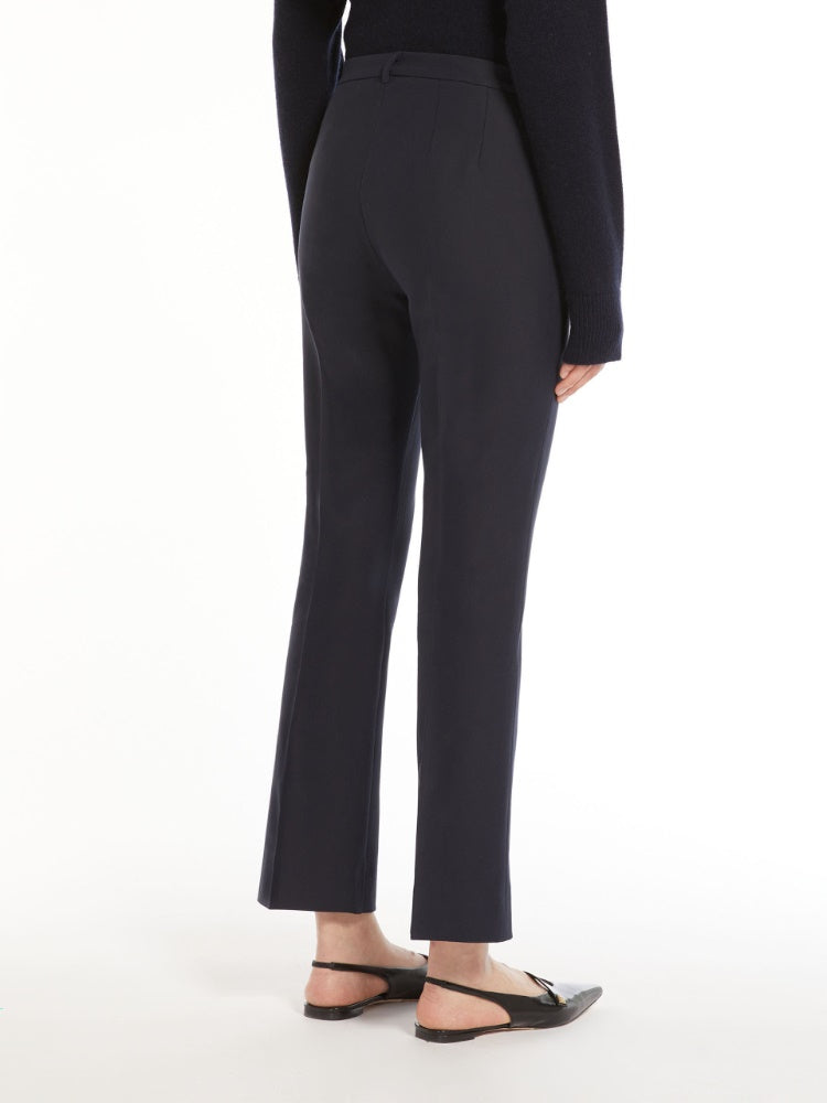 'S Max Mara Pantalone in Cotone e Viscosa Fatina Donna Blu