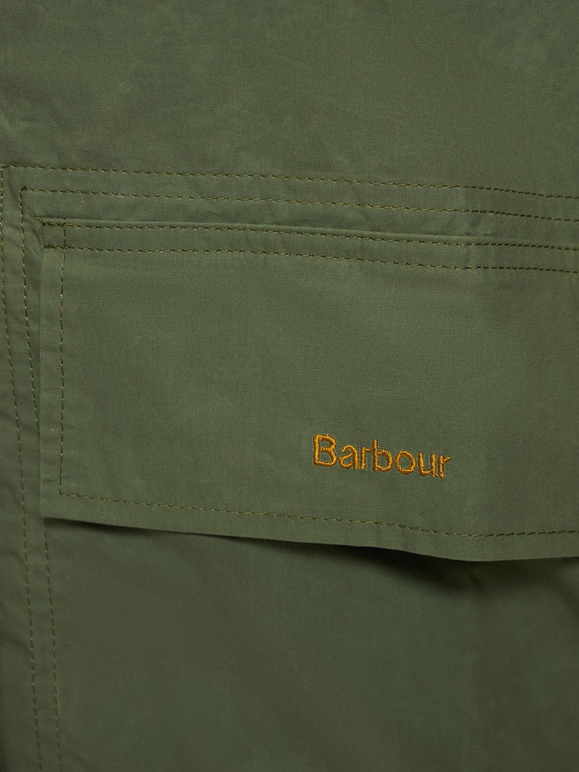 Barbour Giacca in Cotone Impermeabile Nith Showerpoof Donna Verde