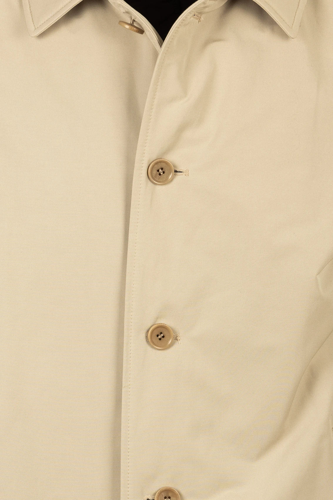 Aspesi Impermeabile Monopetto Vodka Uomo Beige