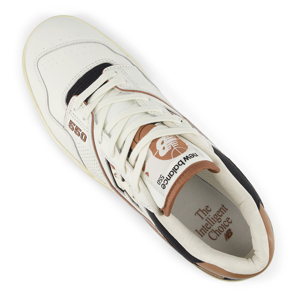 New Balance Sneakers in Pelle Uomo BB550VGC Bianco