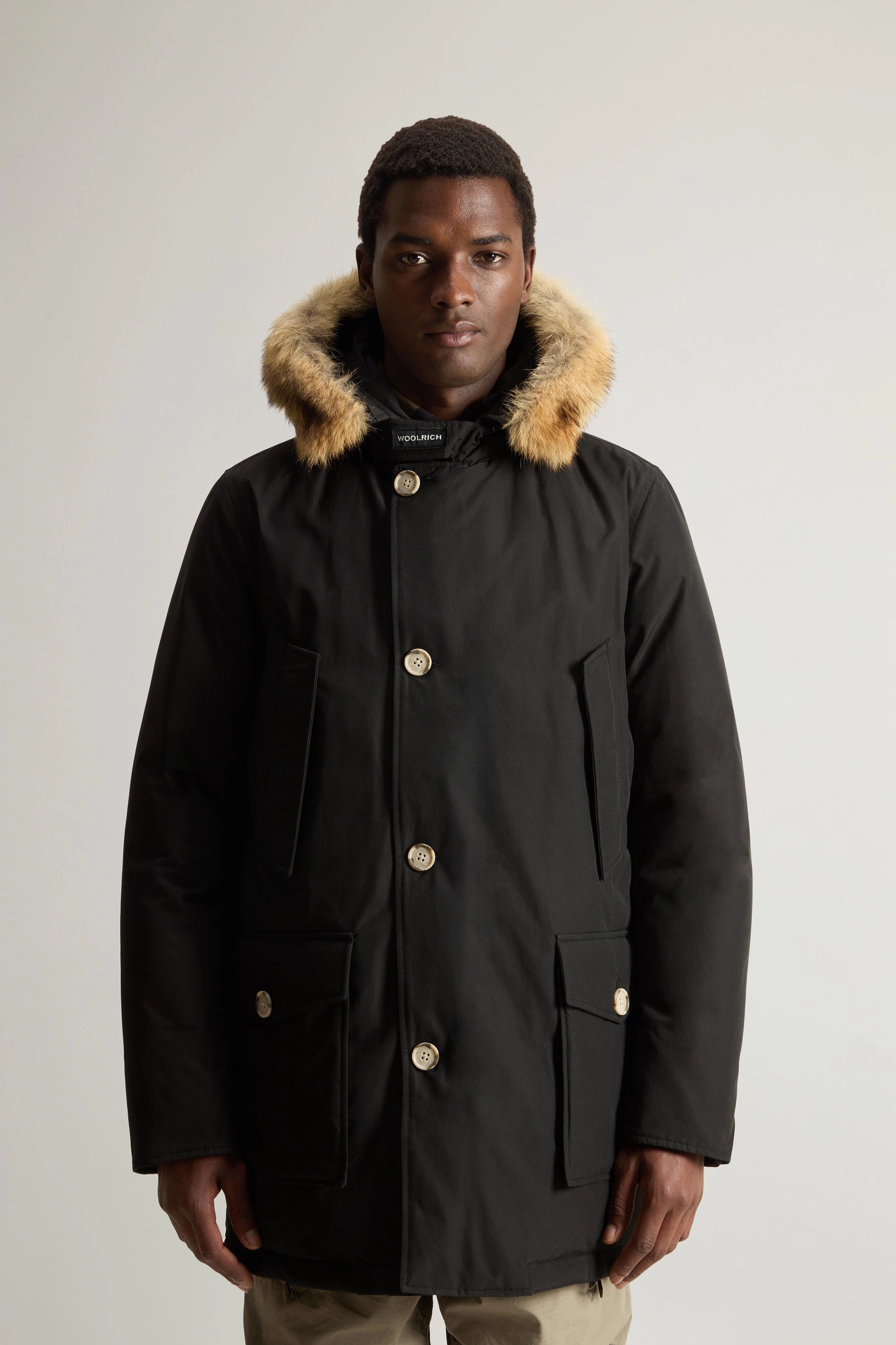 Woolrich Parka Uomo Arctic Detachable Fur Parka Nero