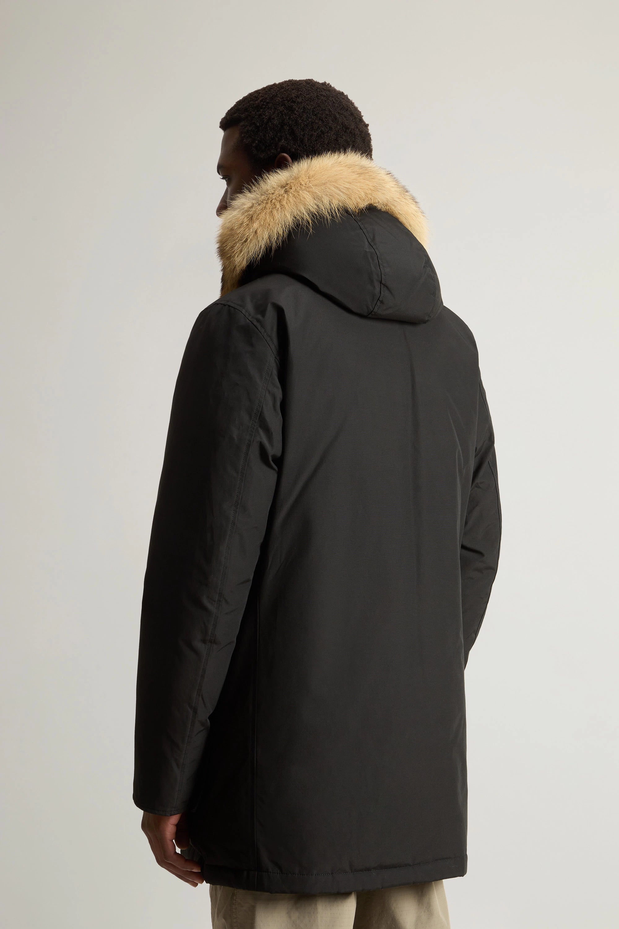 Woolrich Parka Uomo Arctic Detachable Fur Parka Nero