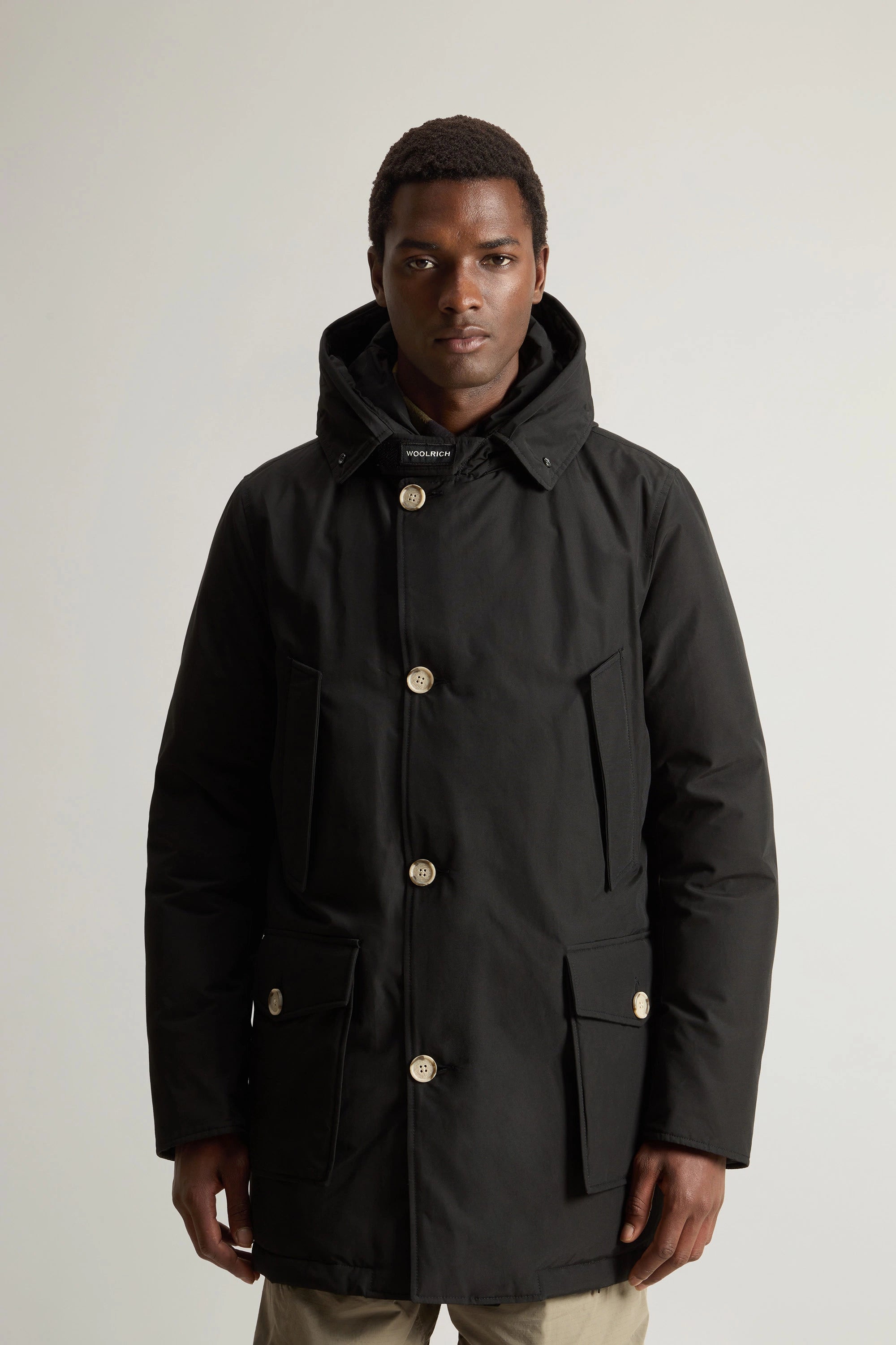 Woolrich Parka Uomo Arctic Detachable Fur Parka Nero