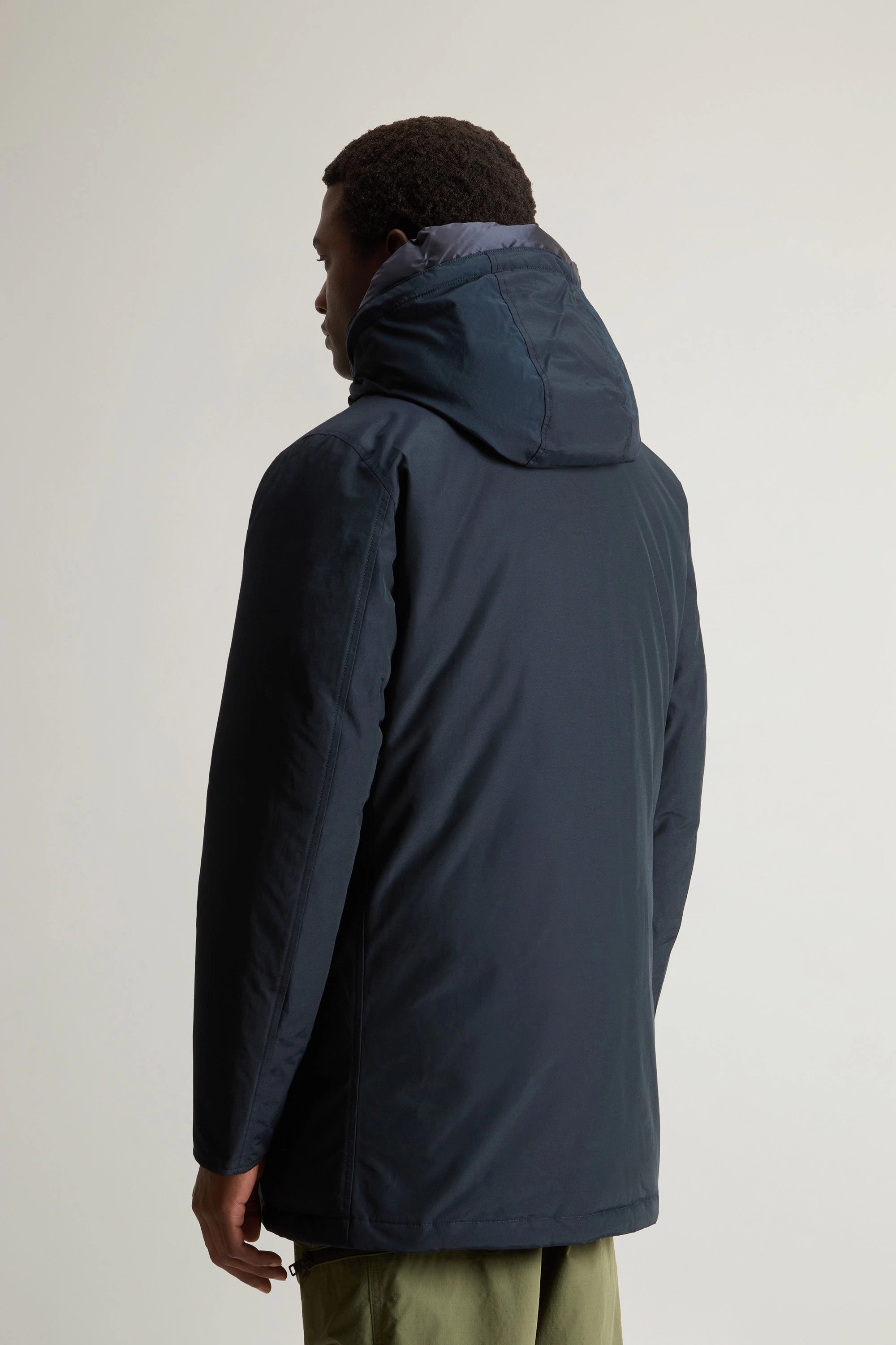 Woolrich Parka Uomo Arctic Parka Melton Blue