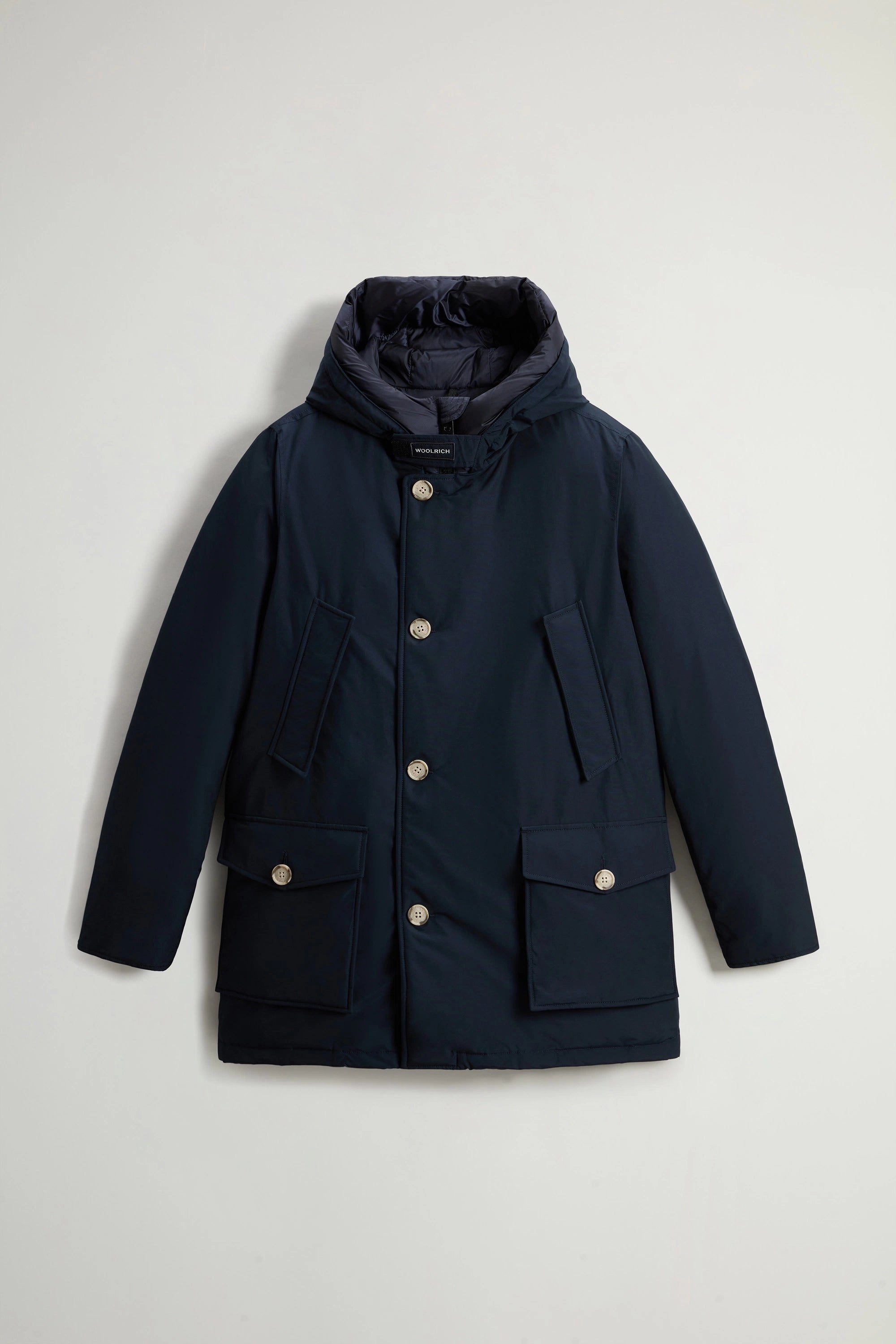 fur arctic parka df melton blue
