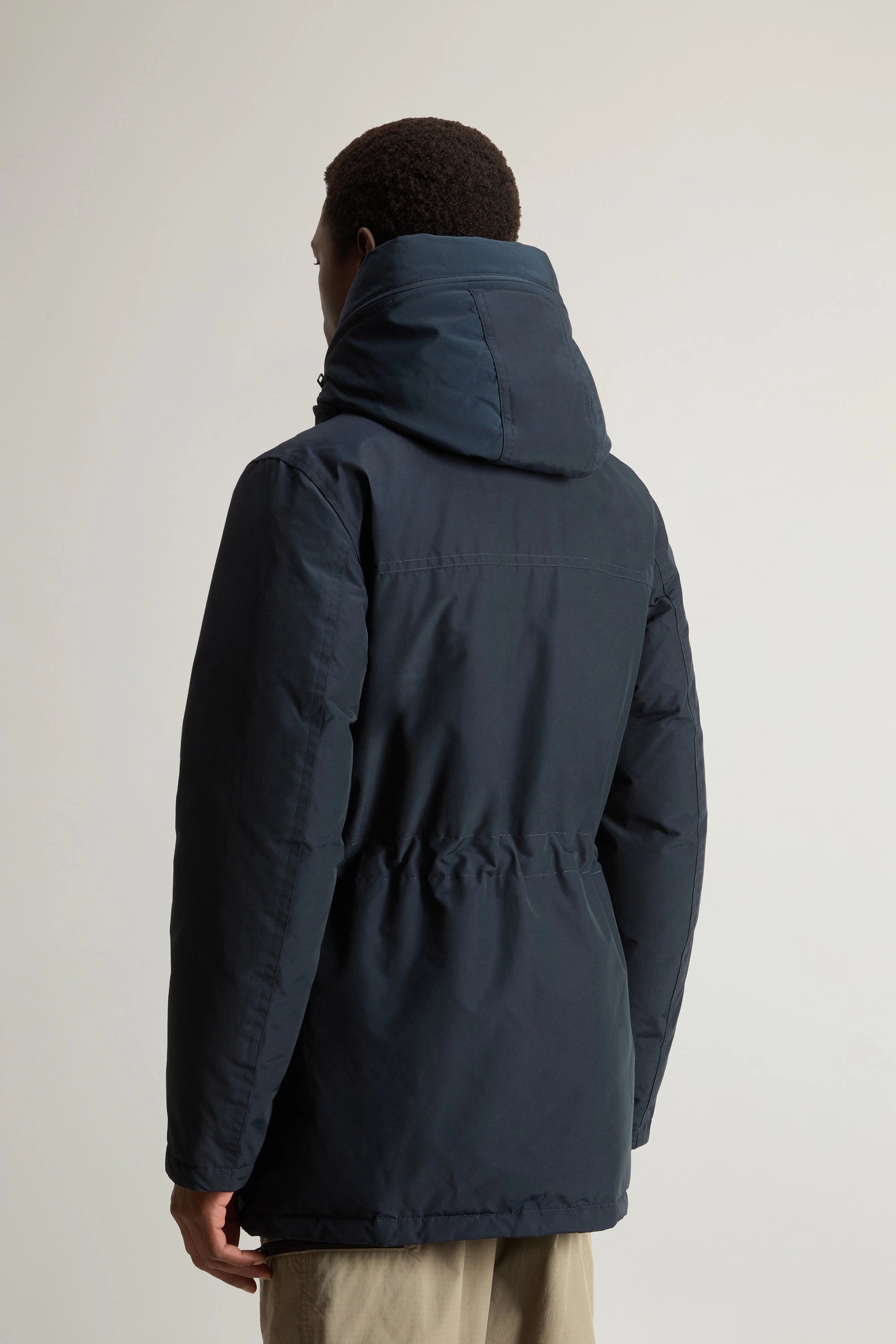 Woolrich Parka Uomo Ramar Arctic Parka Melton Blue