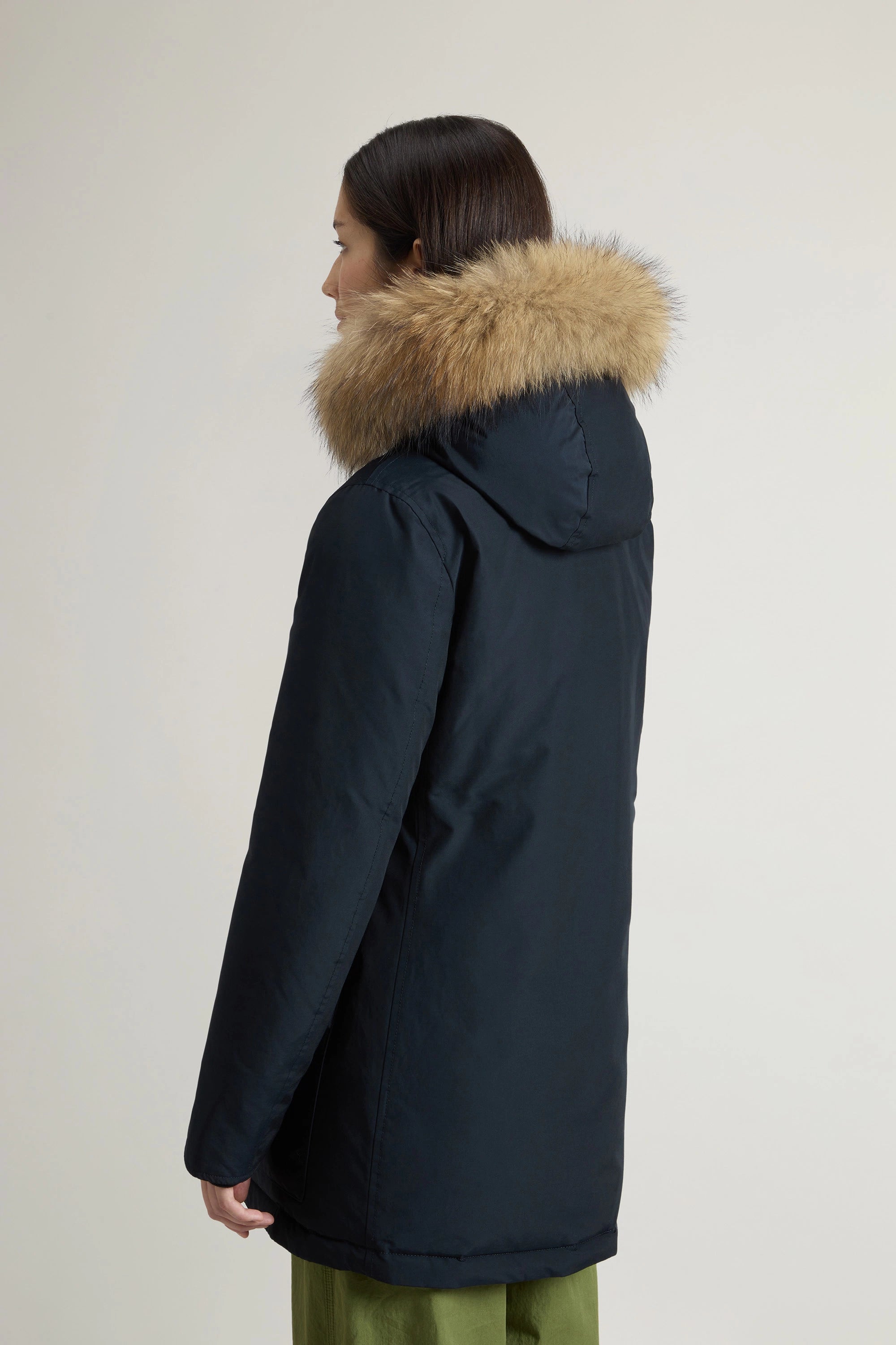 Woolrich Parka Donna Arctic Detachable Fur Parka Dark Navy