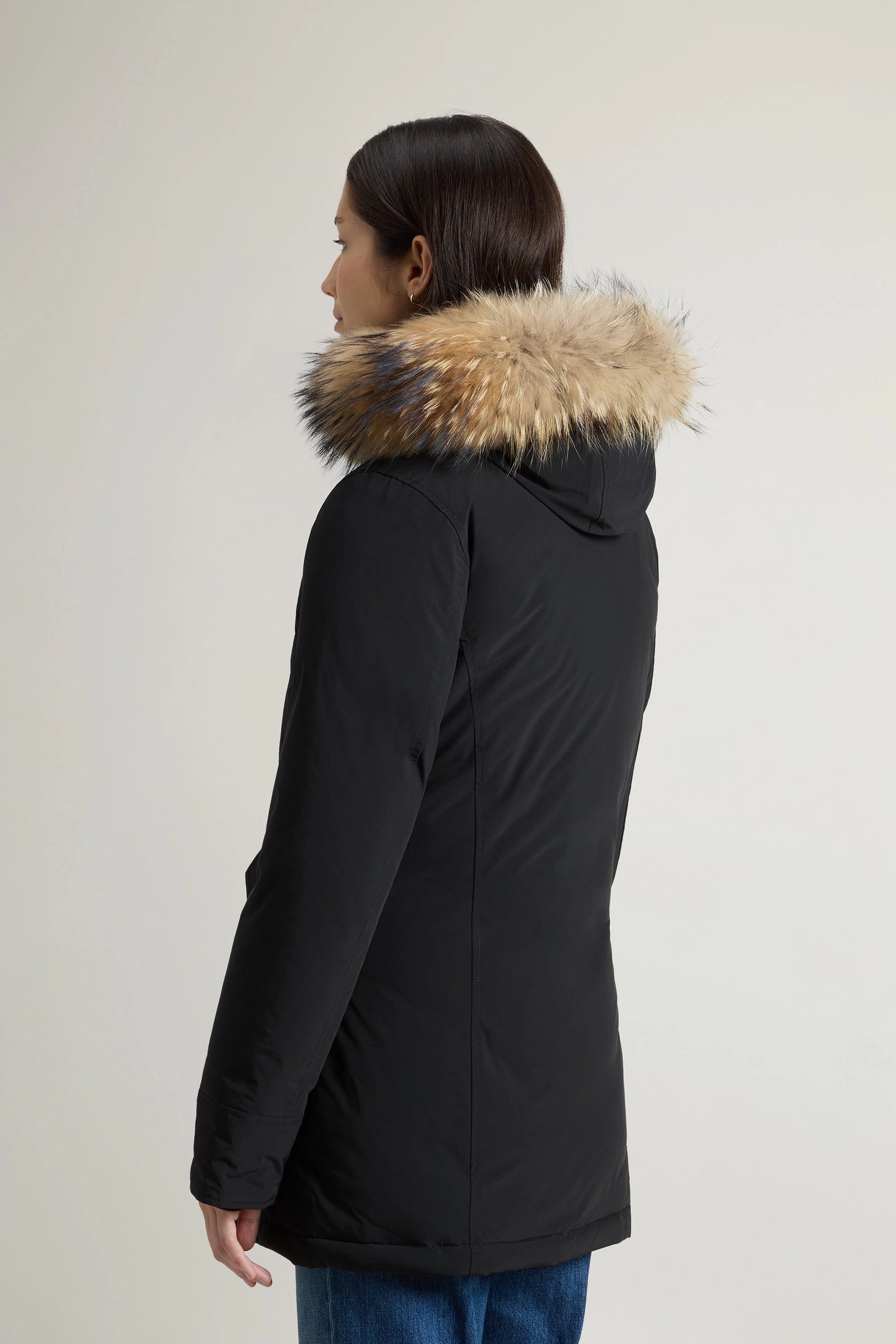 Woolrich Parka Donna W'S Luxury Arctic Raccoon Parka Nero