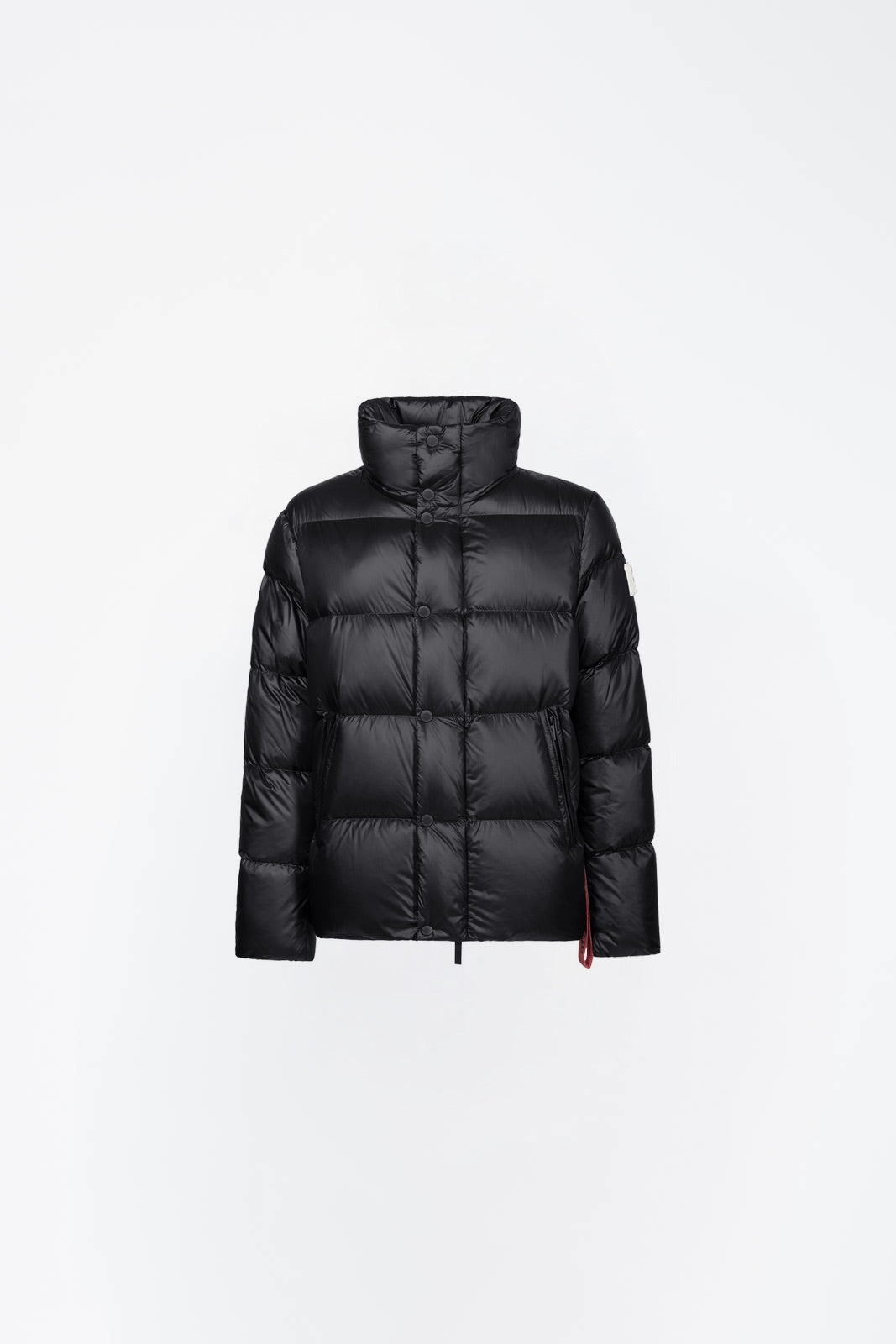 After Label Piumino in Nylon Lucido Uomo Chamonix Nero