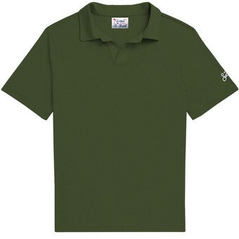 MC2 Saint Barth Polo in Cotone Uomo Charles Military