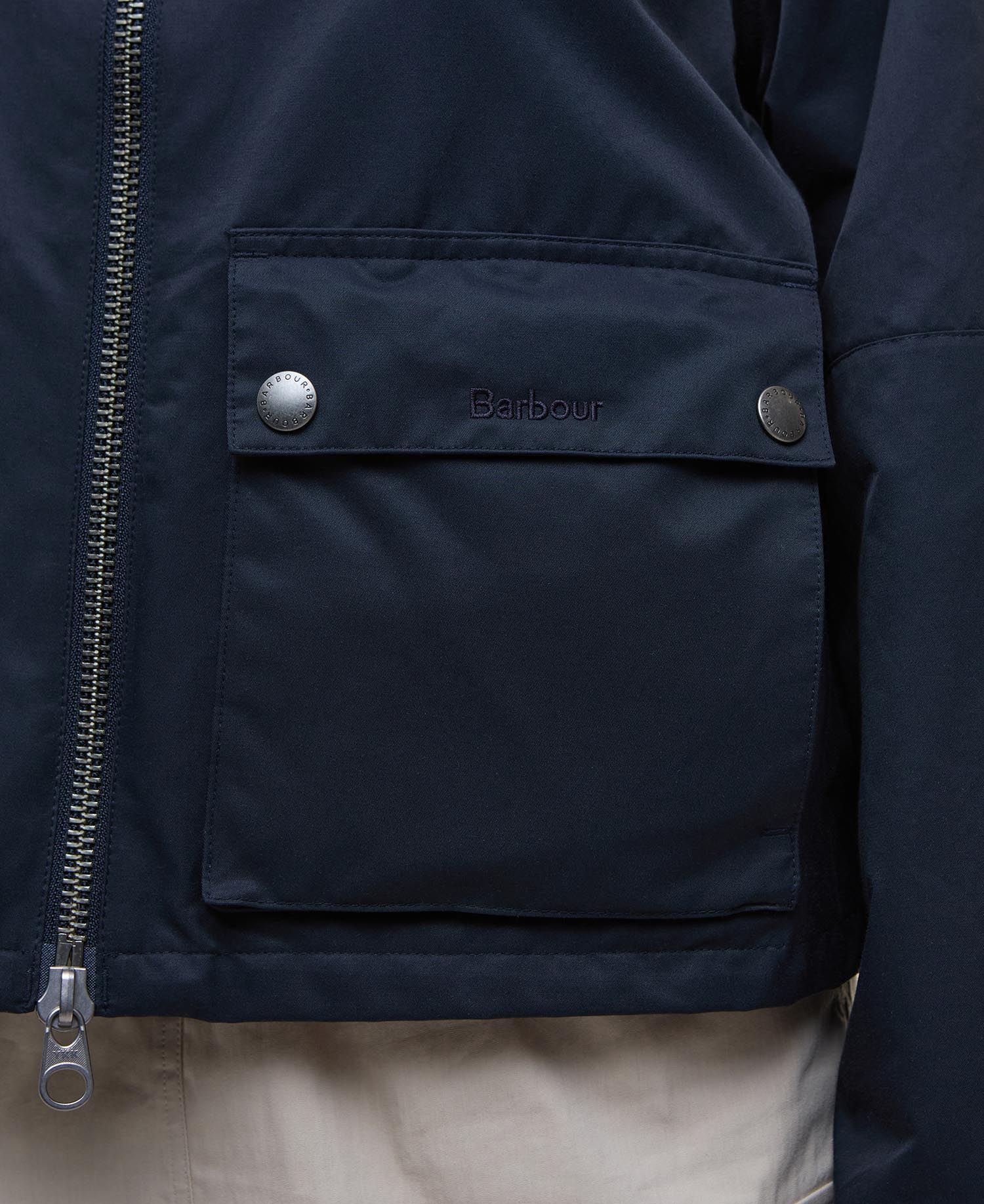 Barbour Giacca in Cotone Donna Tilda Casual Dark Navy