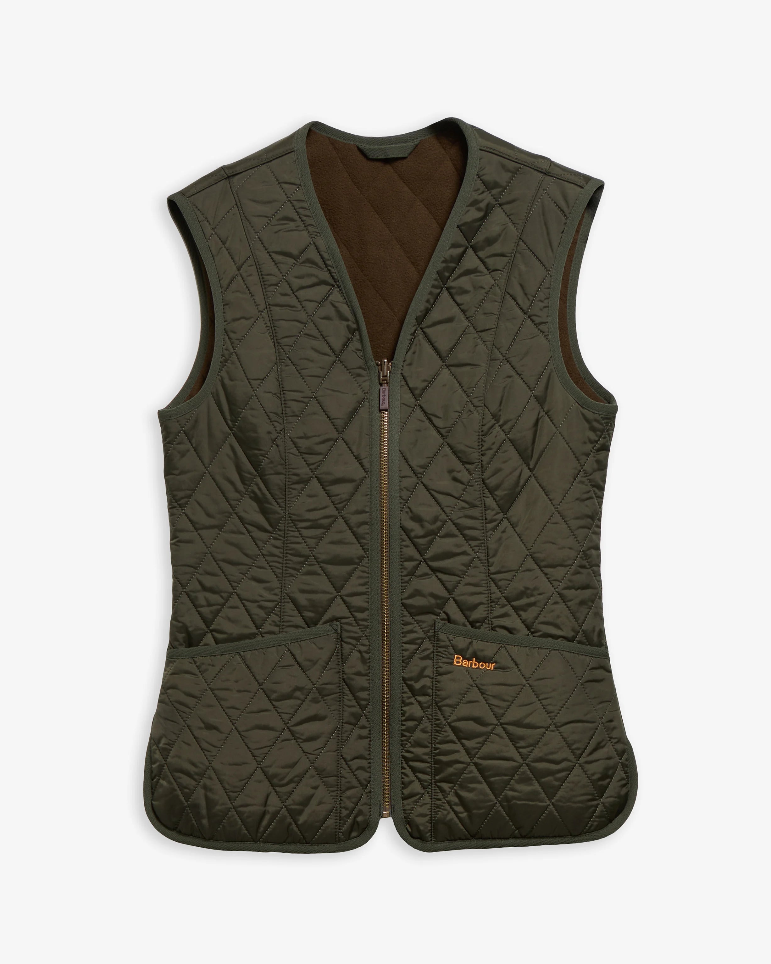 Barbour Gilet/ Fodera in Pile Betty Donna Dark Olive