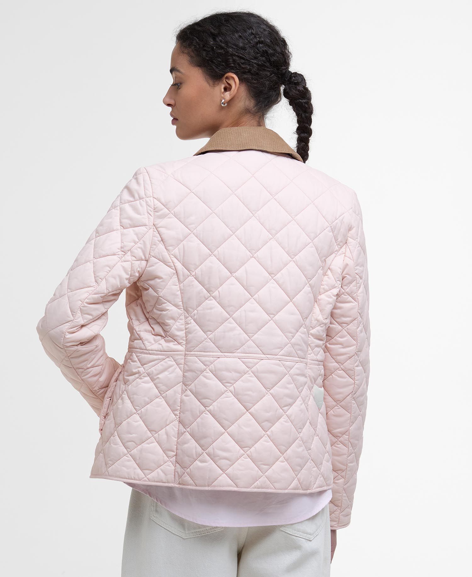Barbour Giacca Trapuntata Donna Deveron Rosa Chiaro