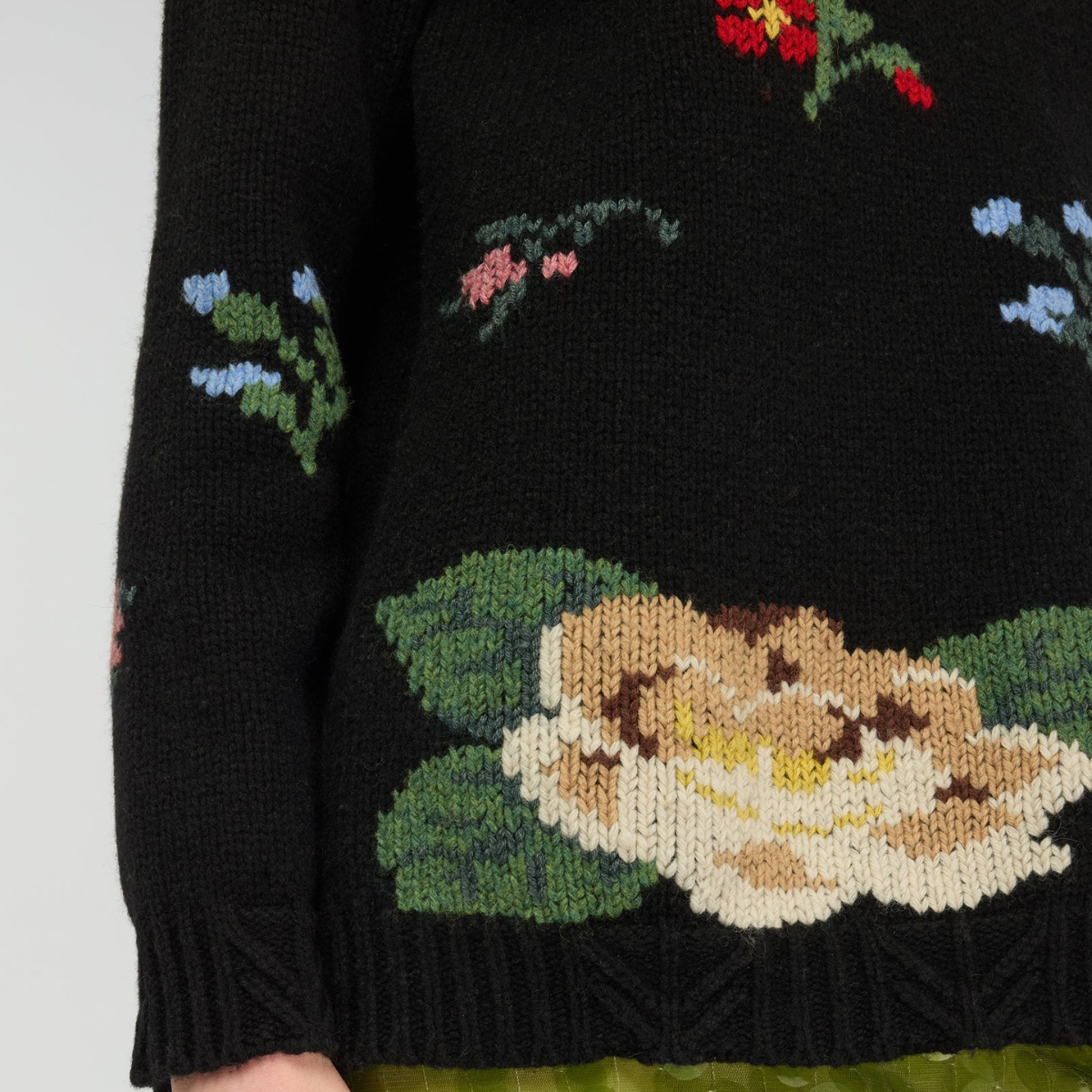 Semicouture Maglia in Misto Lana Carmencita Donna Nero