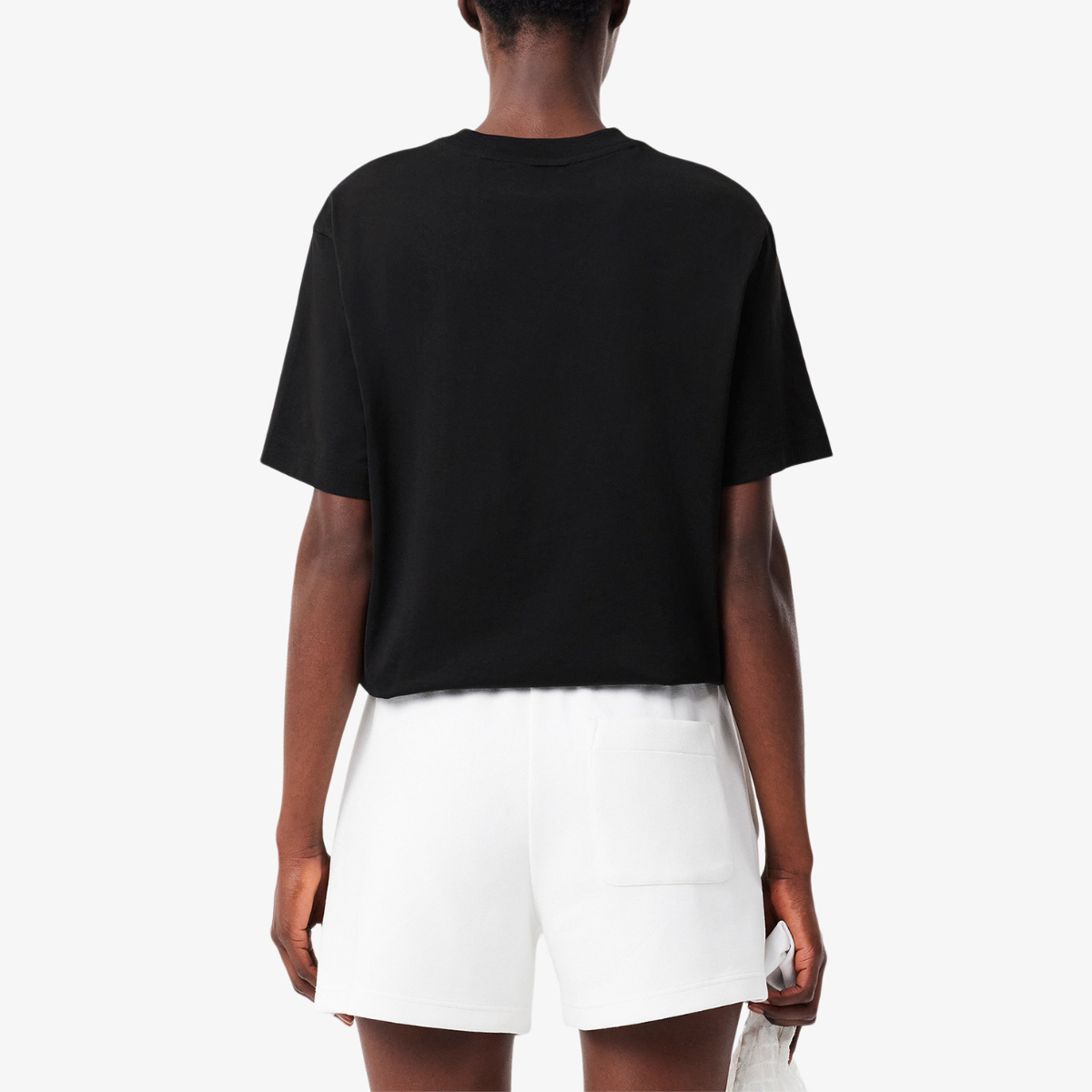 Lacoste T-Shirt in Cotone Donna TF7215 Nero