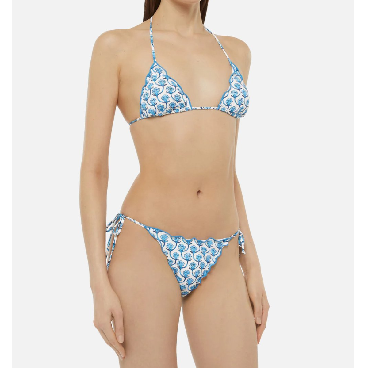 Mc2 Costume a Triangolo Sagittarius Miami Donna Geo Floral Azzurro Chiaro