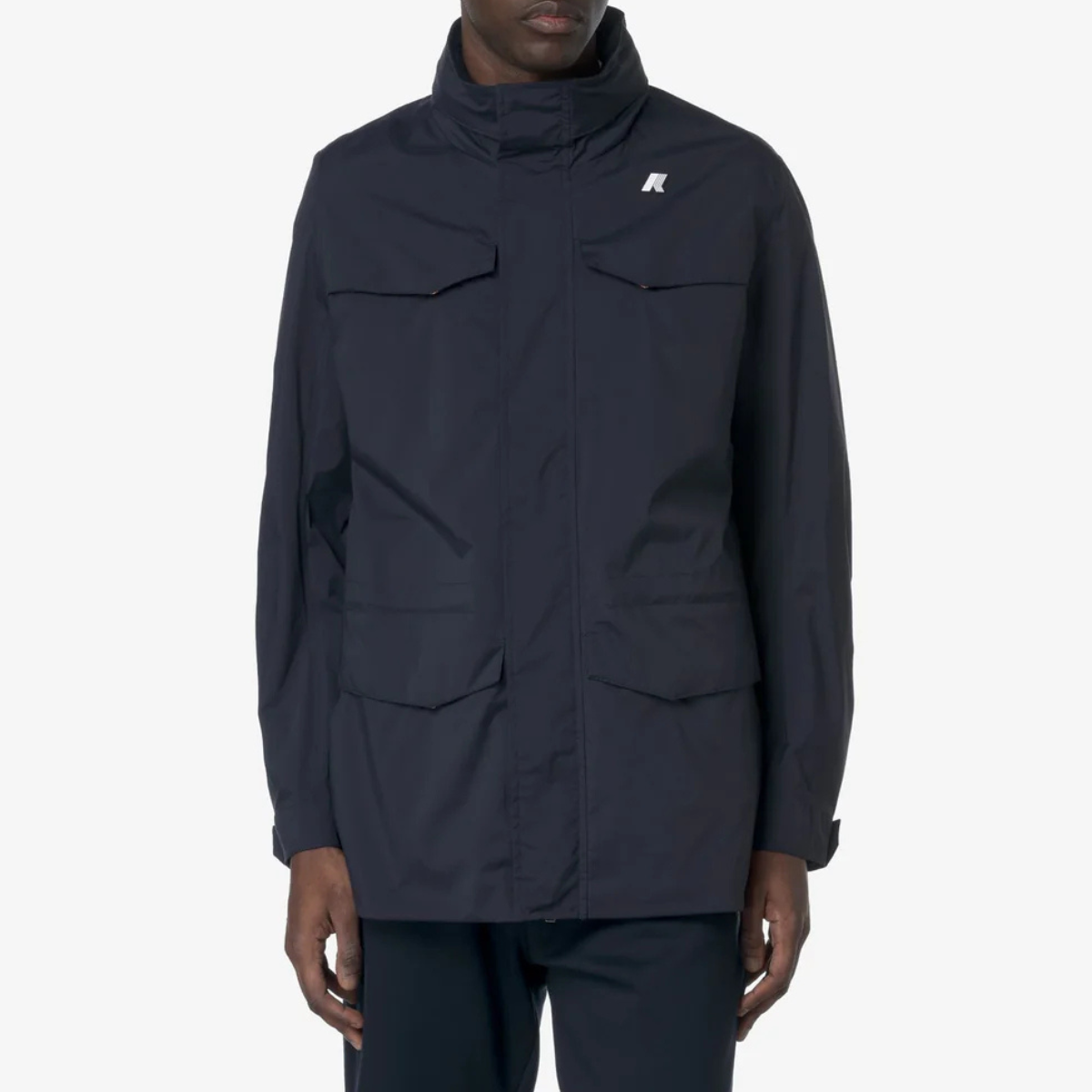 K-Way Giacca Uomo Manuel Stretch Nylon Jersey Blue Depth
