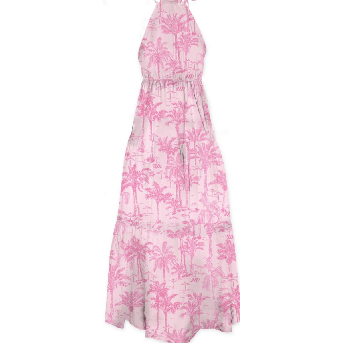 Mc2 Abito Lungo in Cotone Maryam Donna Fantasia Saint Beach Rosa