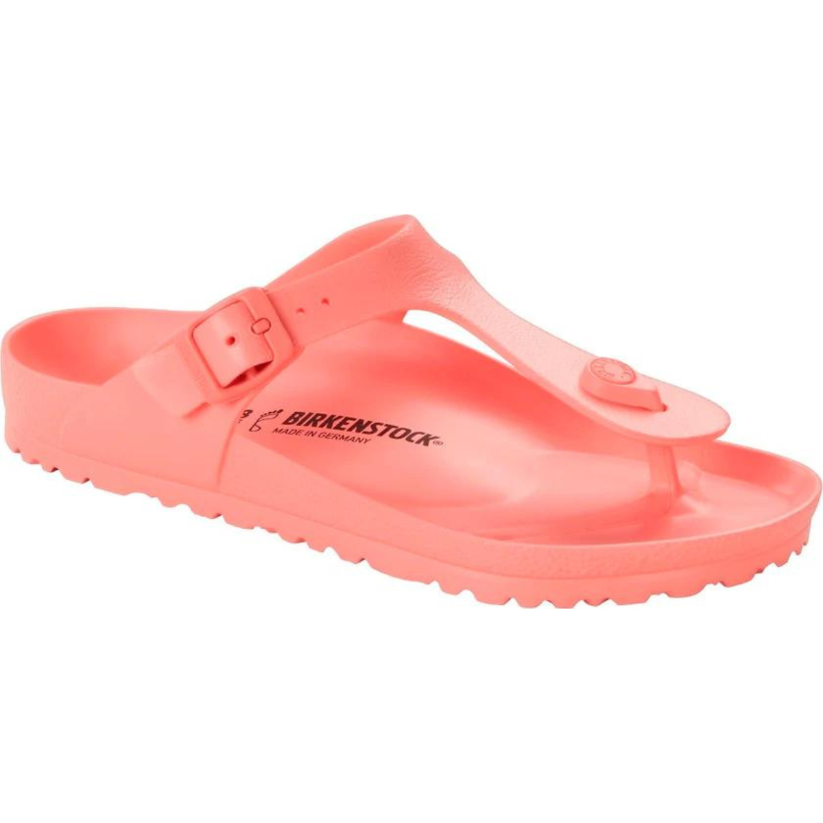 Birkenstock Infradito in Eva Gizeh Donna Coral Peach