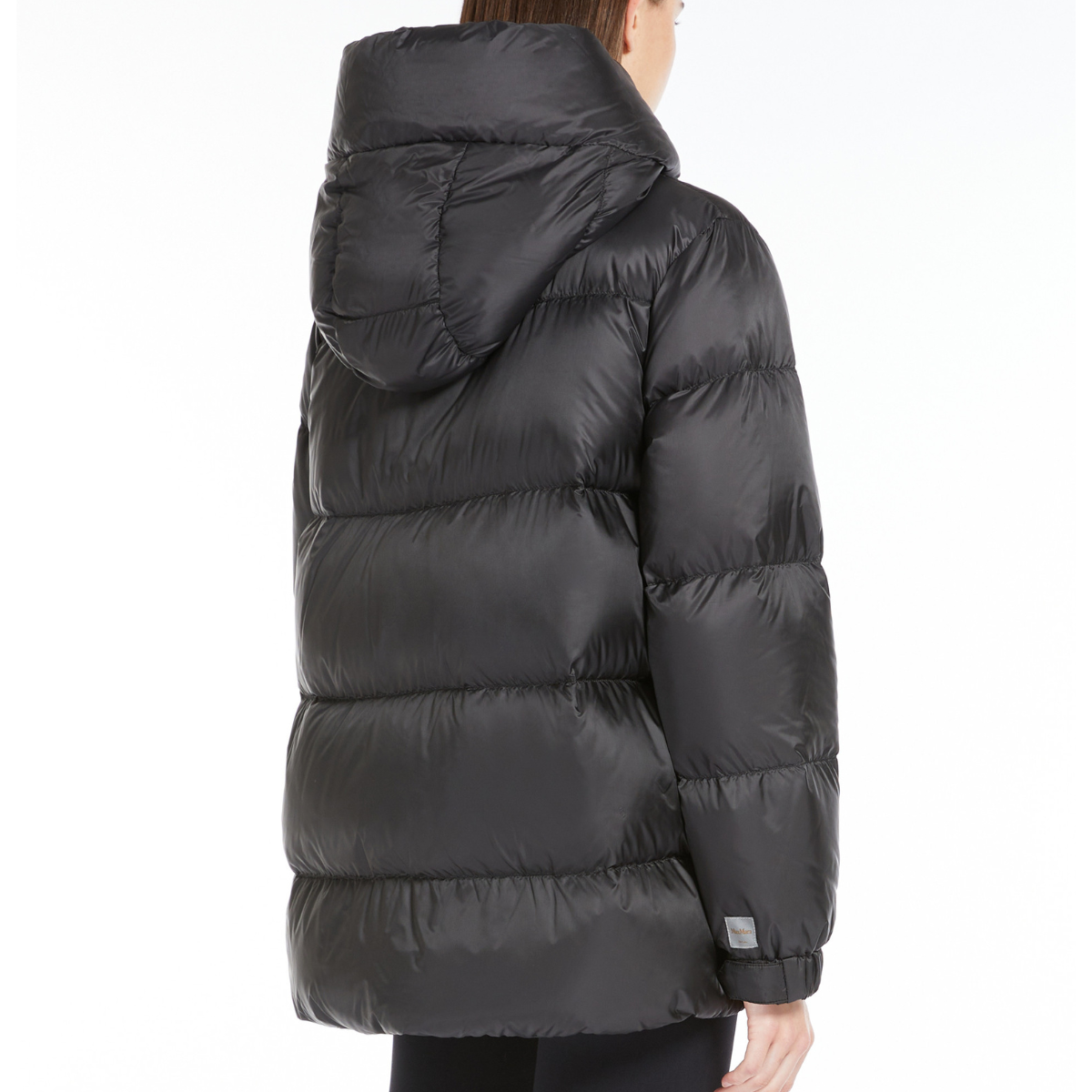 Max Mara Piumino in Tela Antigoccia Seia Donna Nero