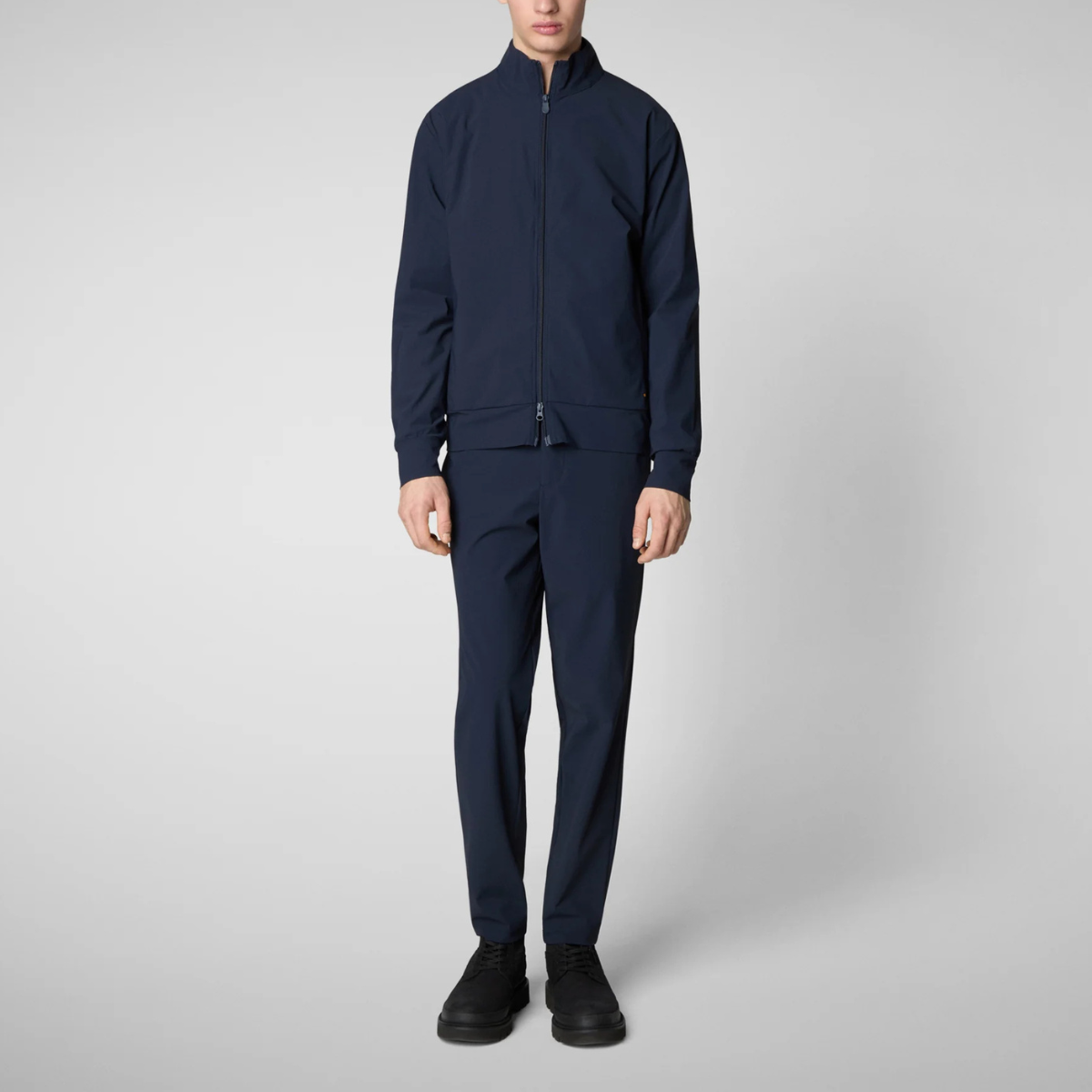 Save The Duck Felpa in Nylon Uomo Tulio Blu Navy