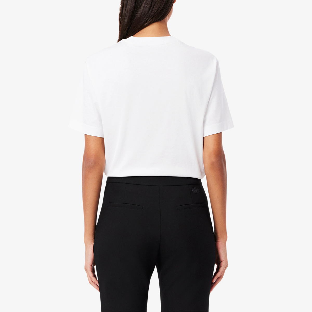 Lacoste T-Shirt in Cotone Donna TF7215 Bianco