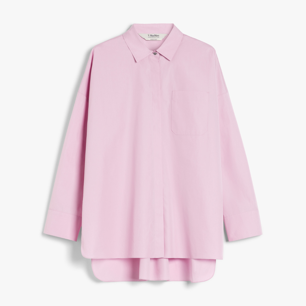 Max Mara Camicia in Cotone Donna Gerona Rosa Ortensia