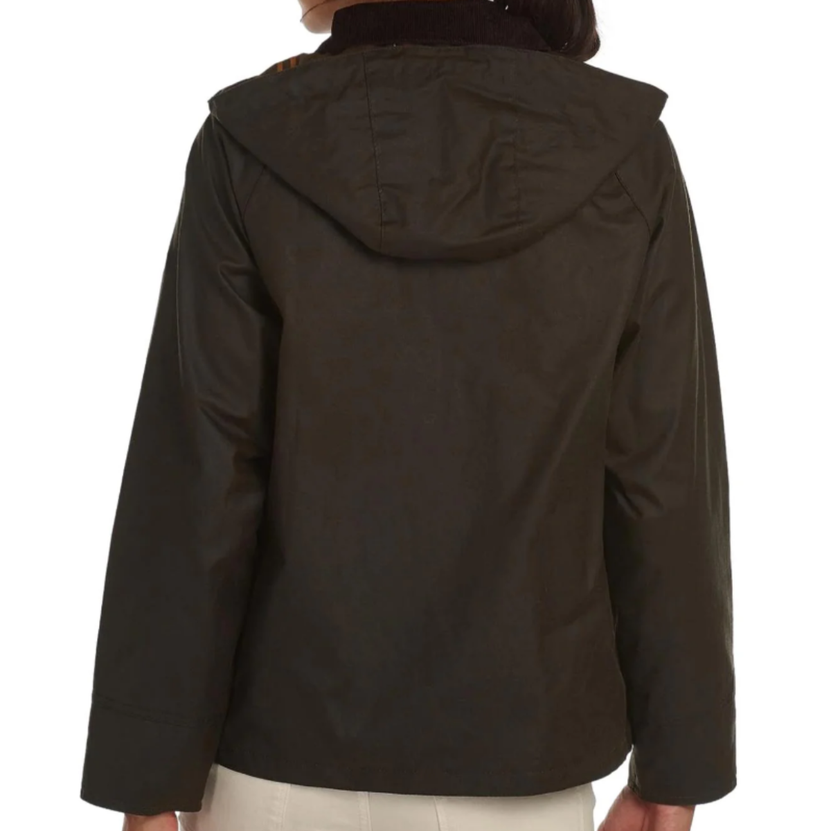 Barbour Giacca Corta Cerata Donna Avon Wax Rustic