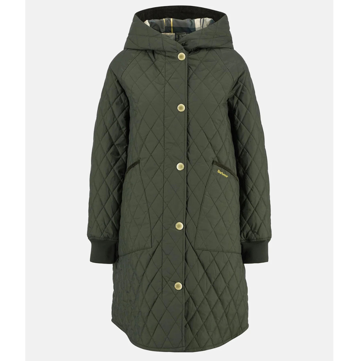 Barbour Giacca Trapuntata Hilary Quilted Donna Verde Oliva