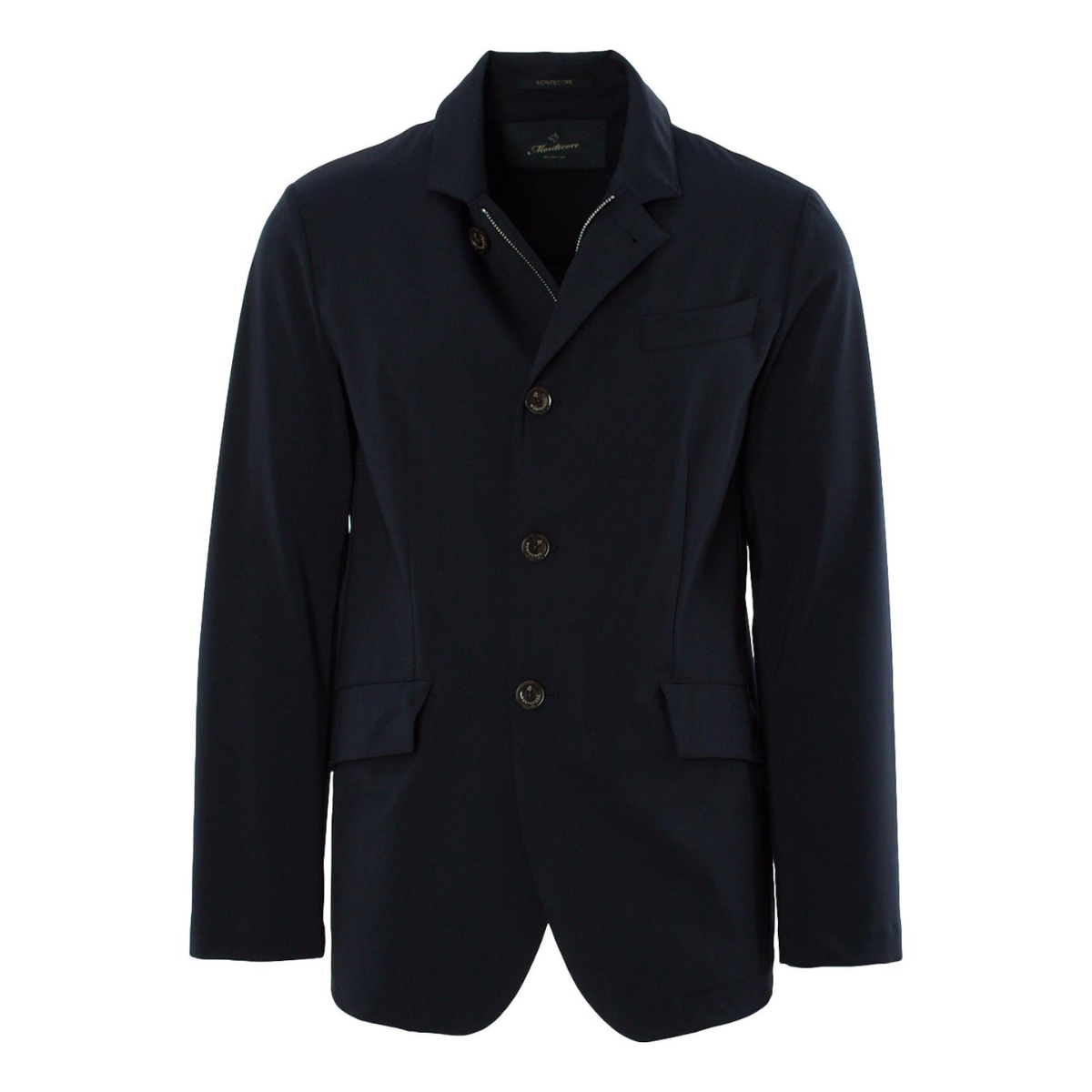 Montecore Giacca Monopetto Stretch Uomo Dark Blu