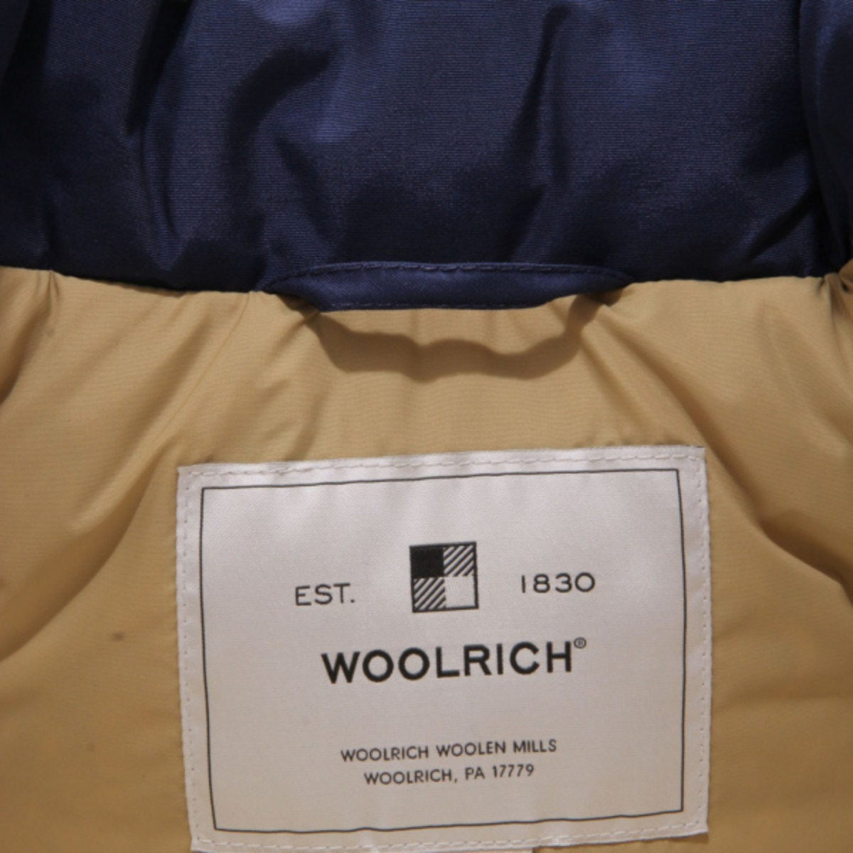 Woolrich Parka Corto Uomo Arctic Detachable Fur Anorak Blu Iris