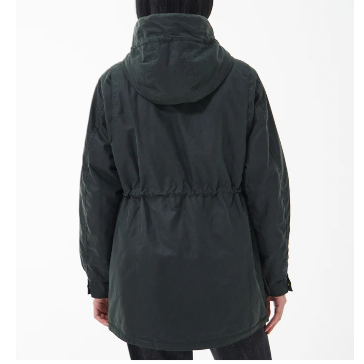 Barbour Giacca Cerata Imbottita Donna Grantley Wax Verde Oliva