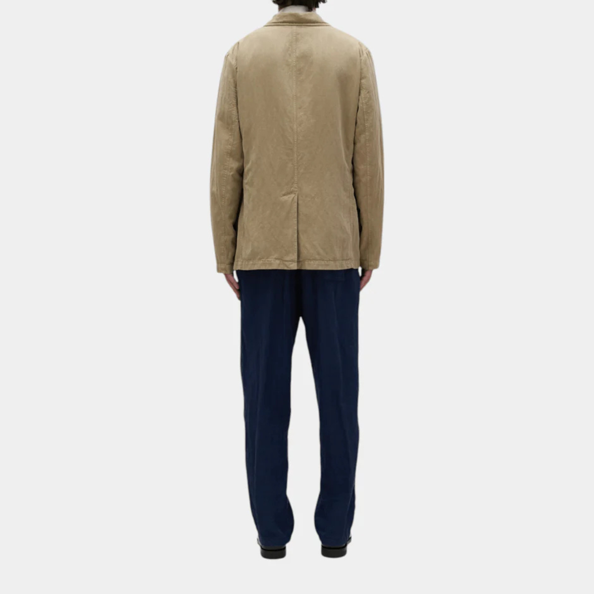 Aspesi Blazer in Lino Uomo Samuraki Terra