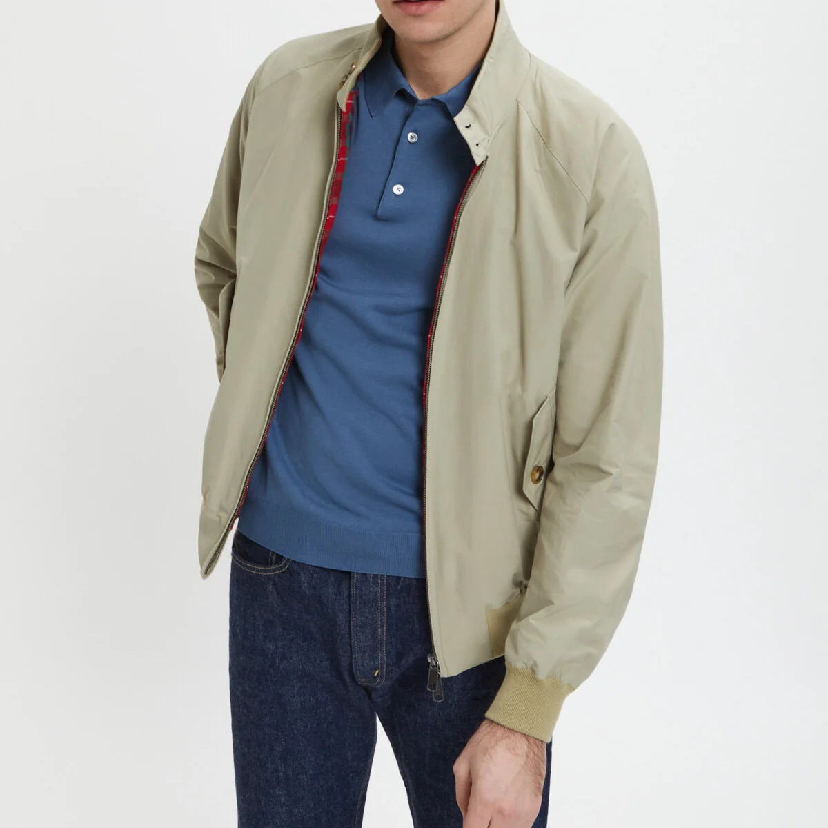 Baracuta Giacca in Cotone Uomo G9 Harrington Natural