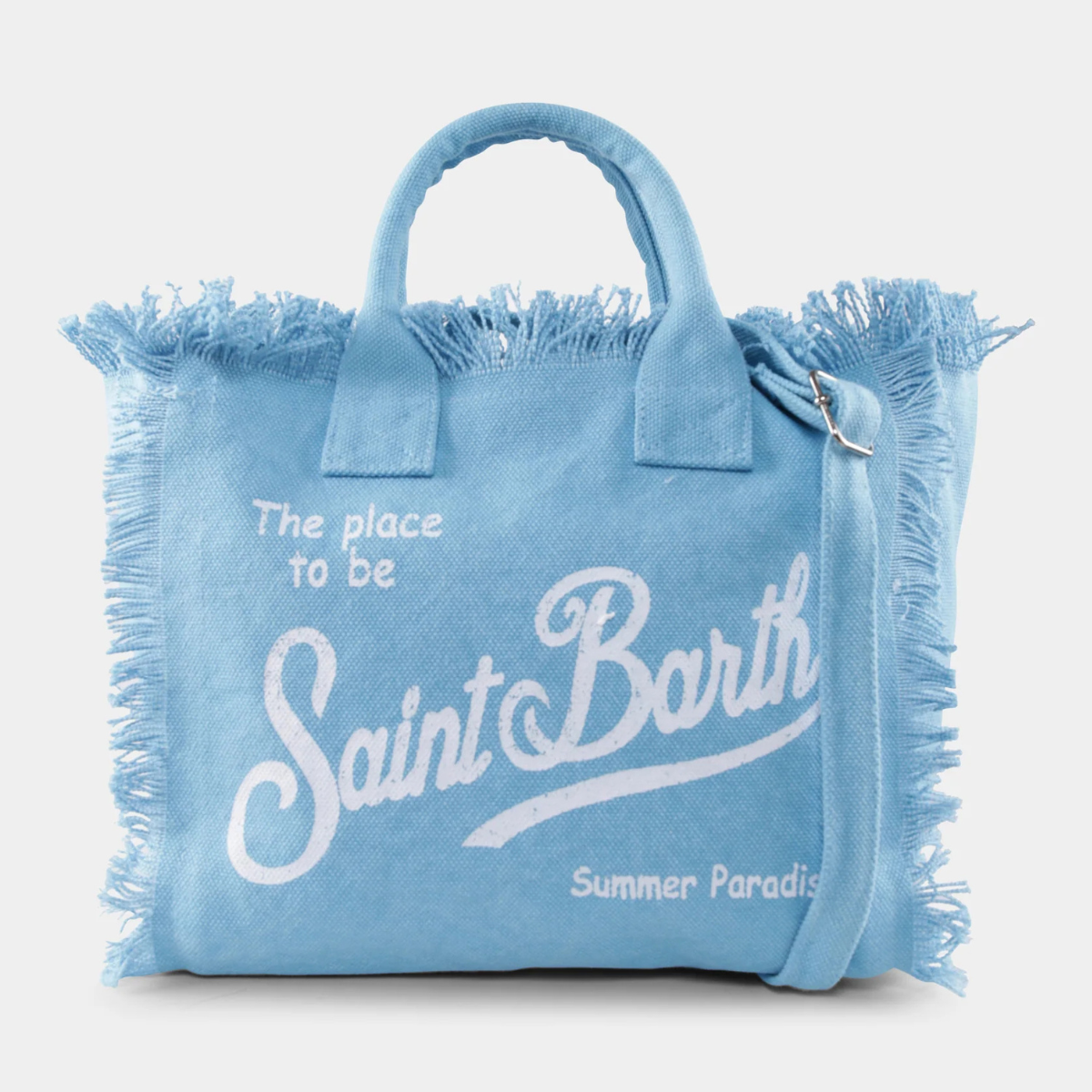 Mc2 Saint Barth Borsa in Cotone Colette Donna Light Blue